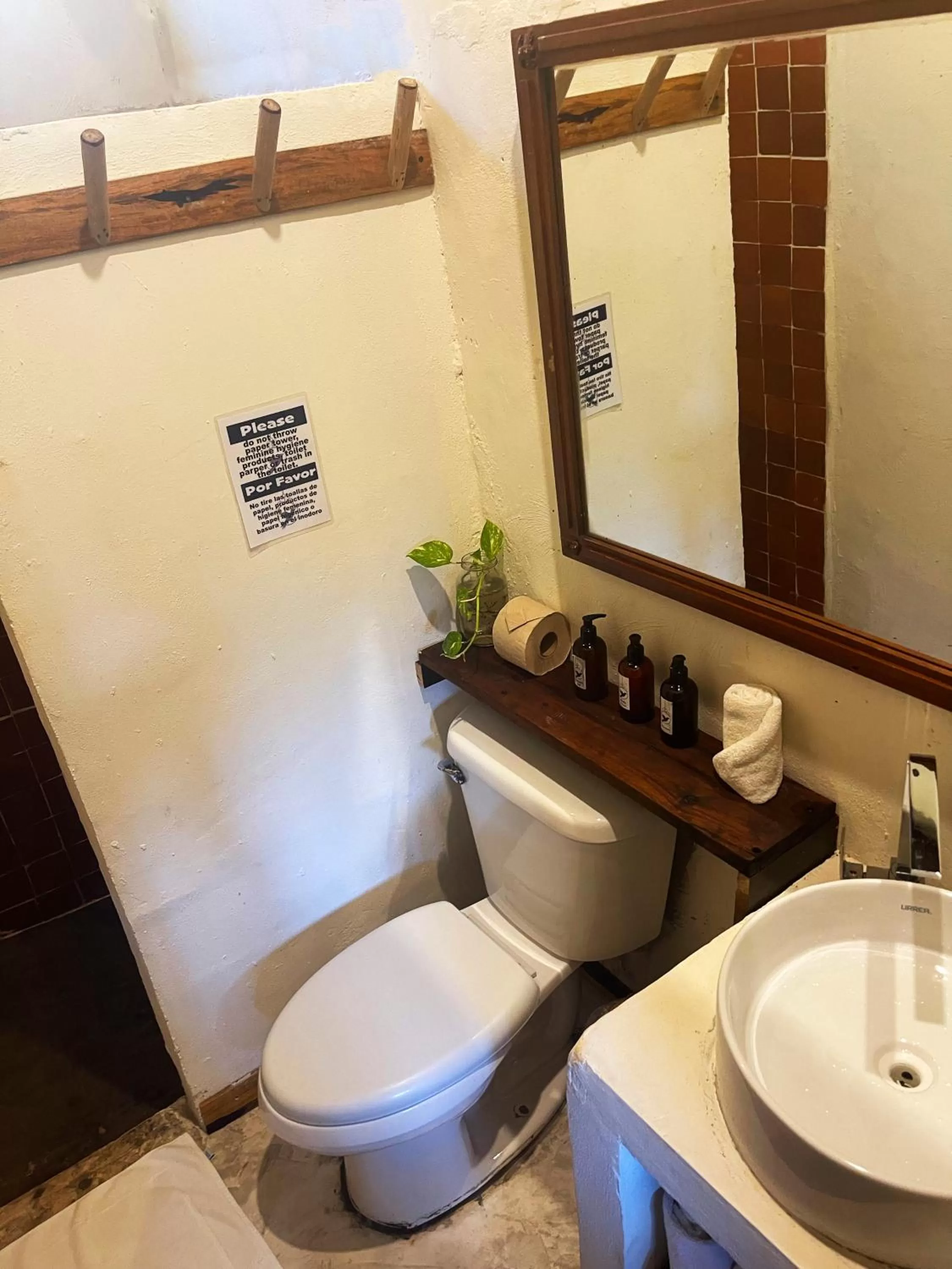 Bathroom in Sivana Tulum