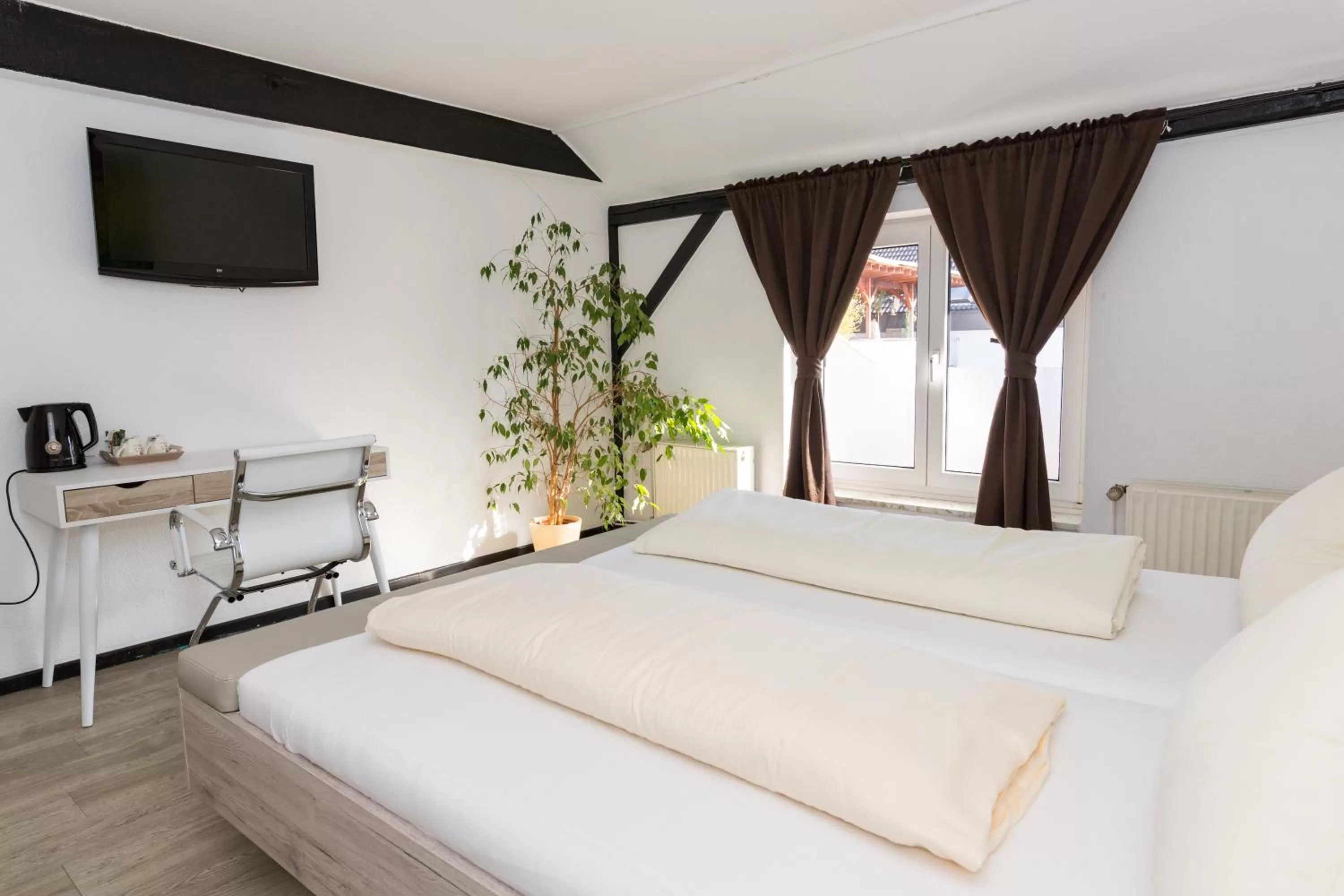 Bedroom, Bed in Landhaus Pohlhof