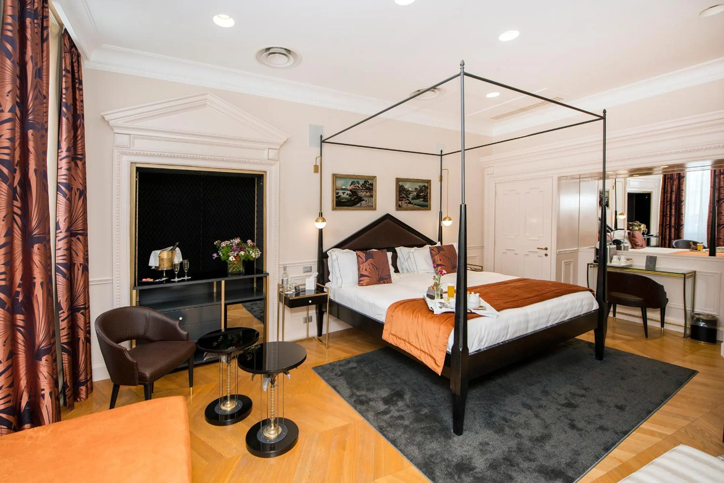 Bed in Torre Argentina Relais - Residenze di Charme