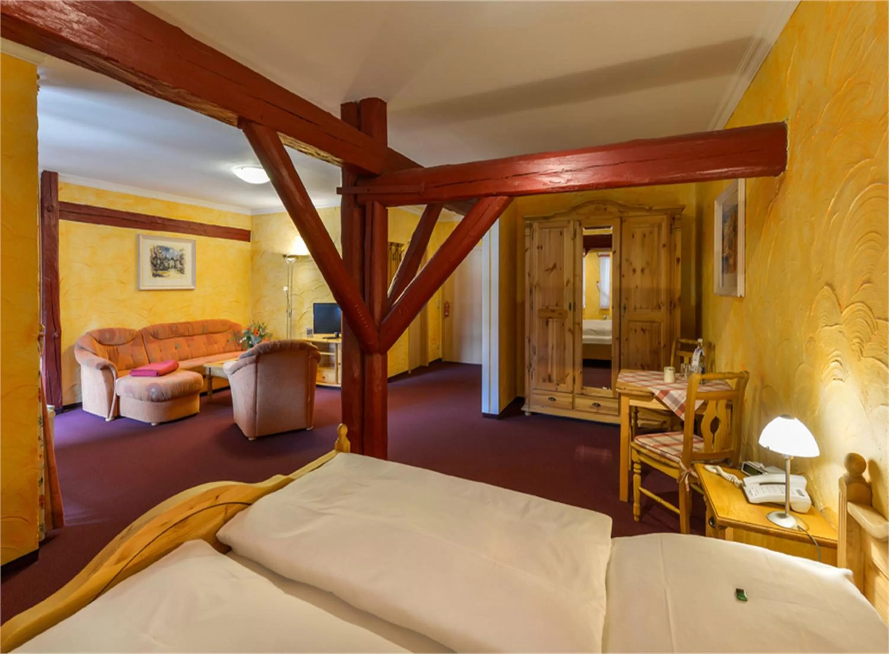 Photo of the whole room, Bed in Hotel Gut Voigtlaender