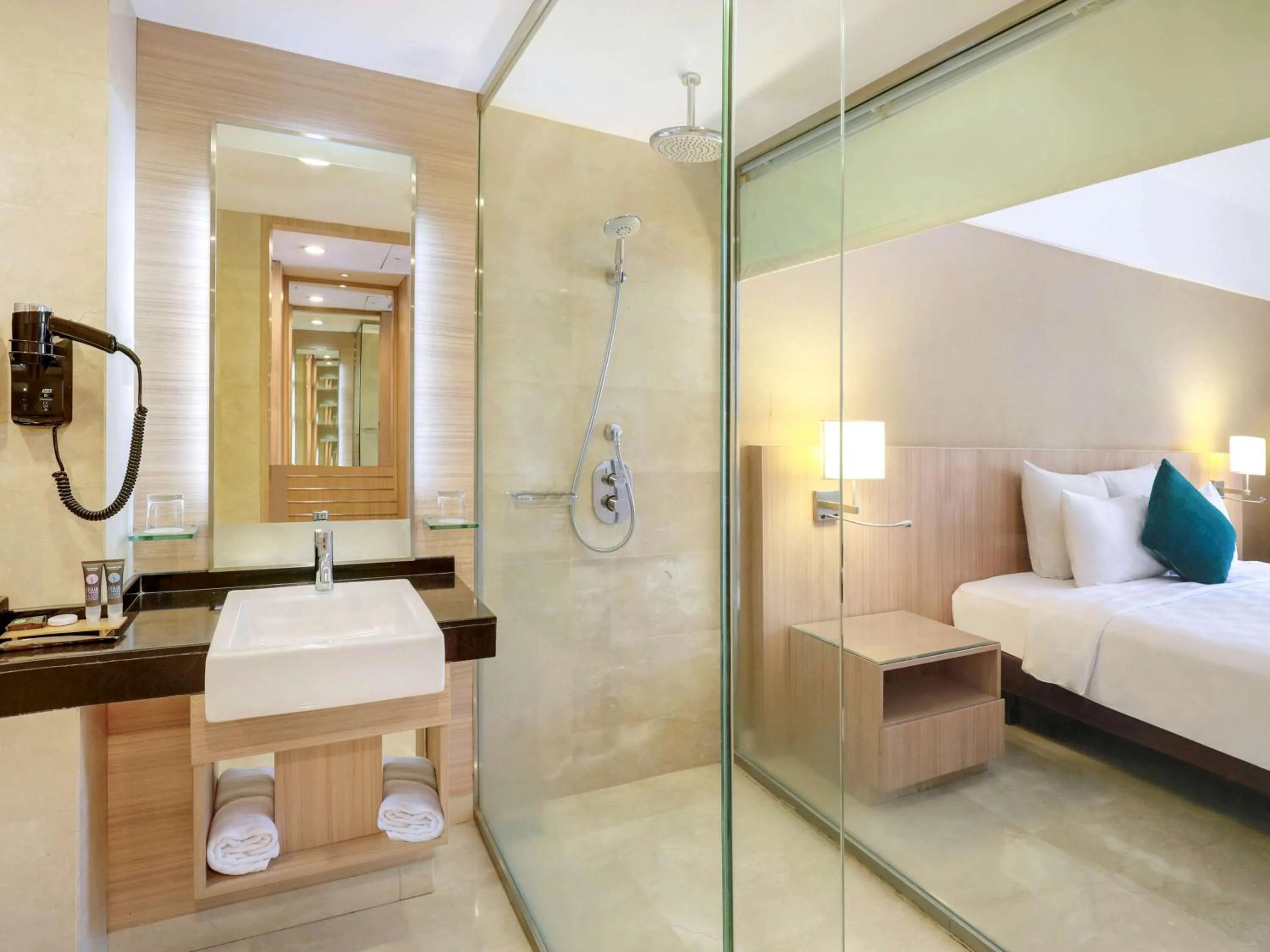 Photo of the whole room, Bathroom in Novotel Surabaya Hotel