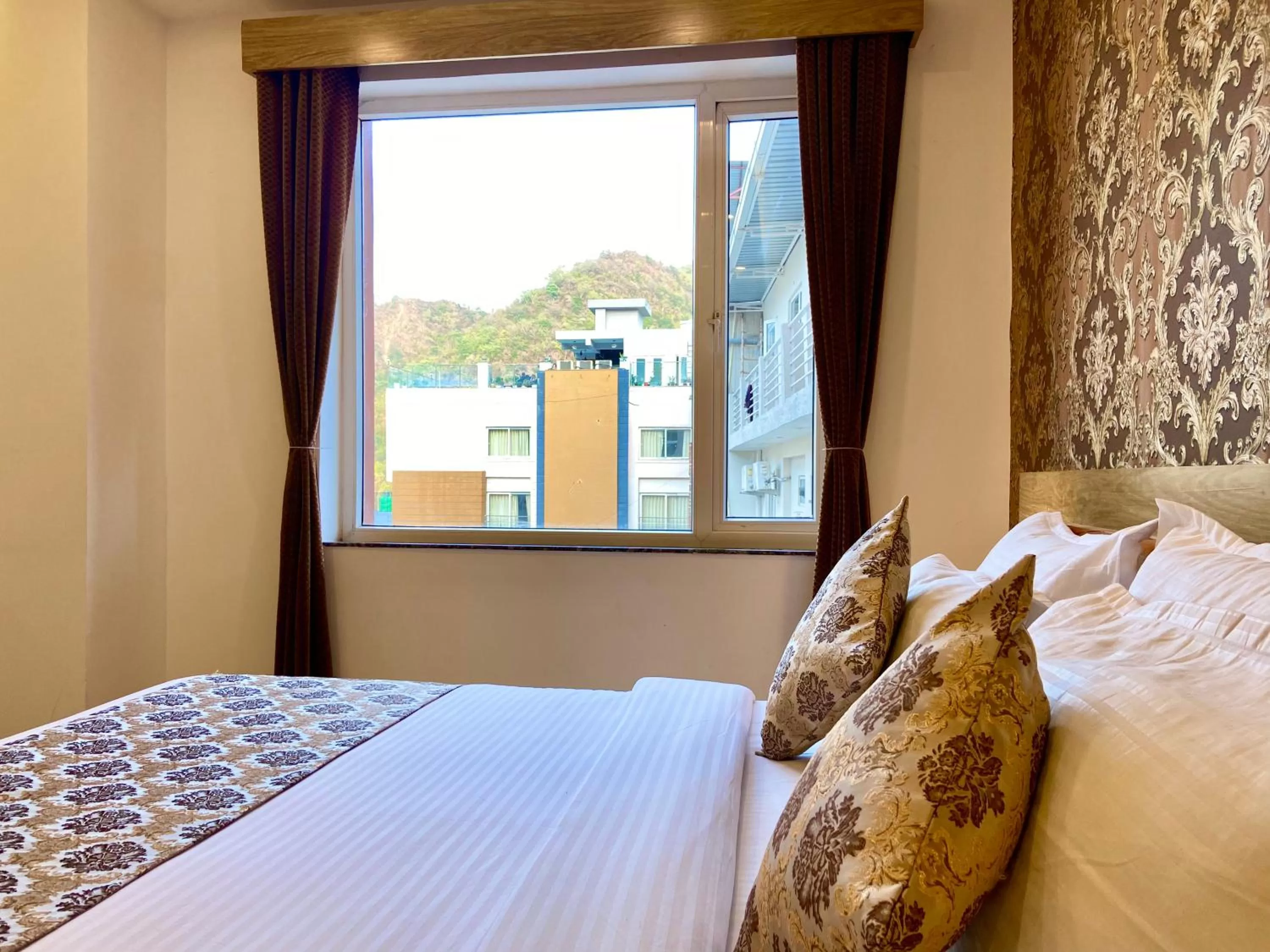 Bed in Arogyadham Wellness Retreat