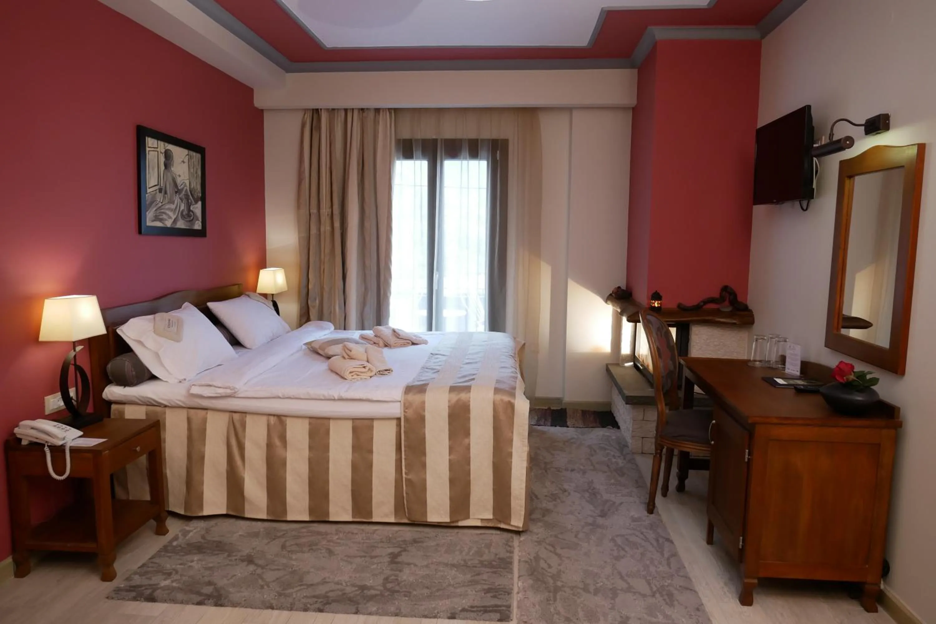 Bedroom, Bed in Hotel Rodovoli