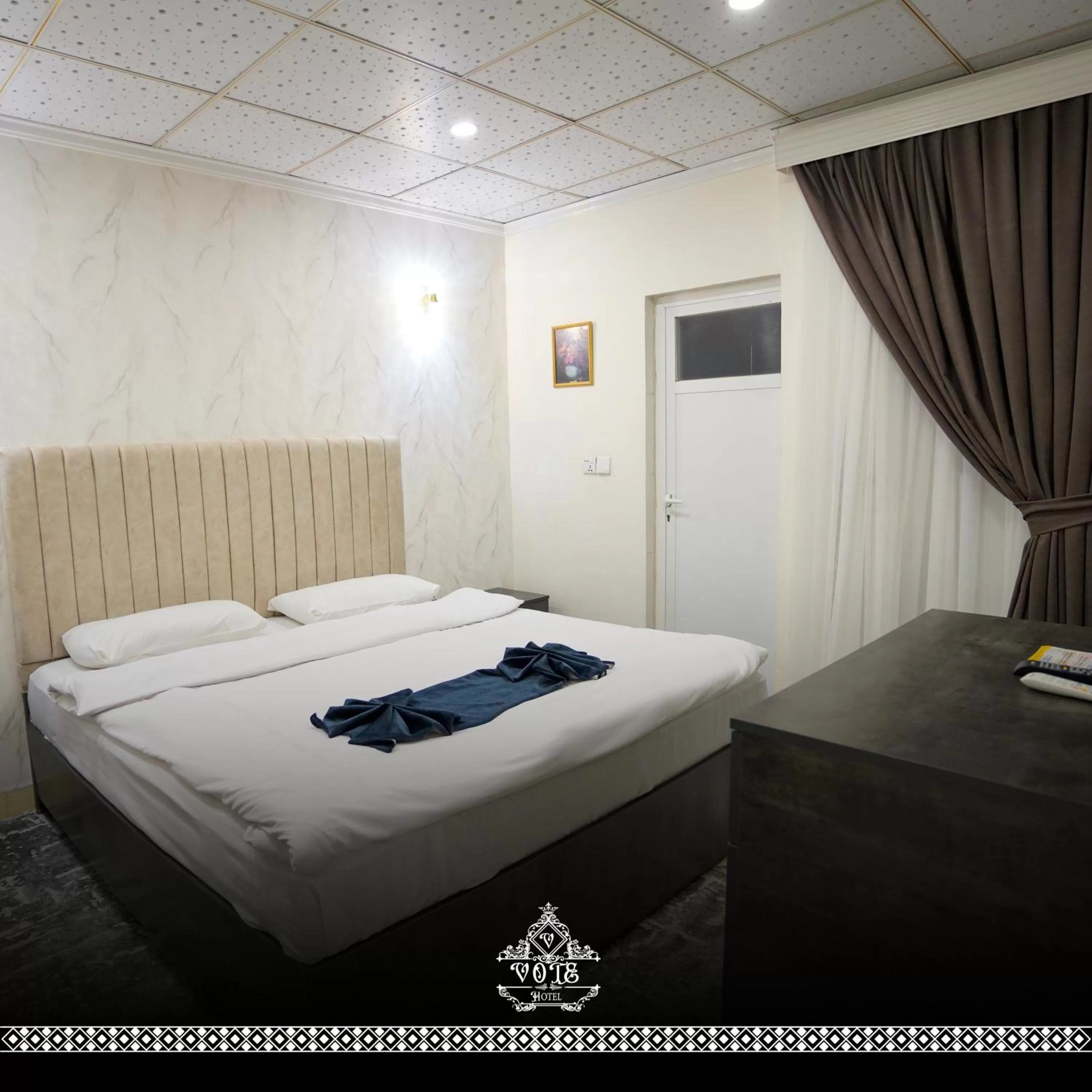 Bed in Vote Hotel