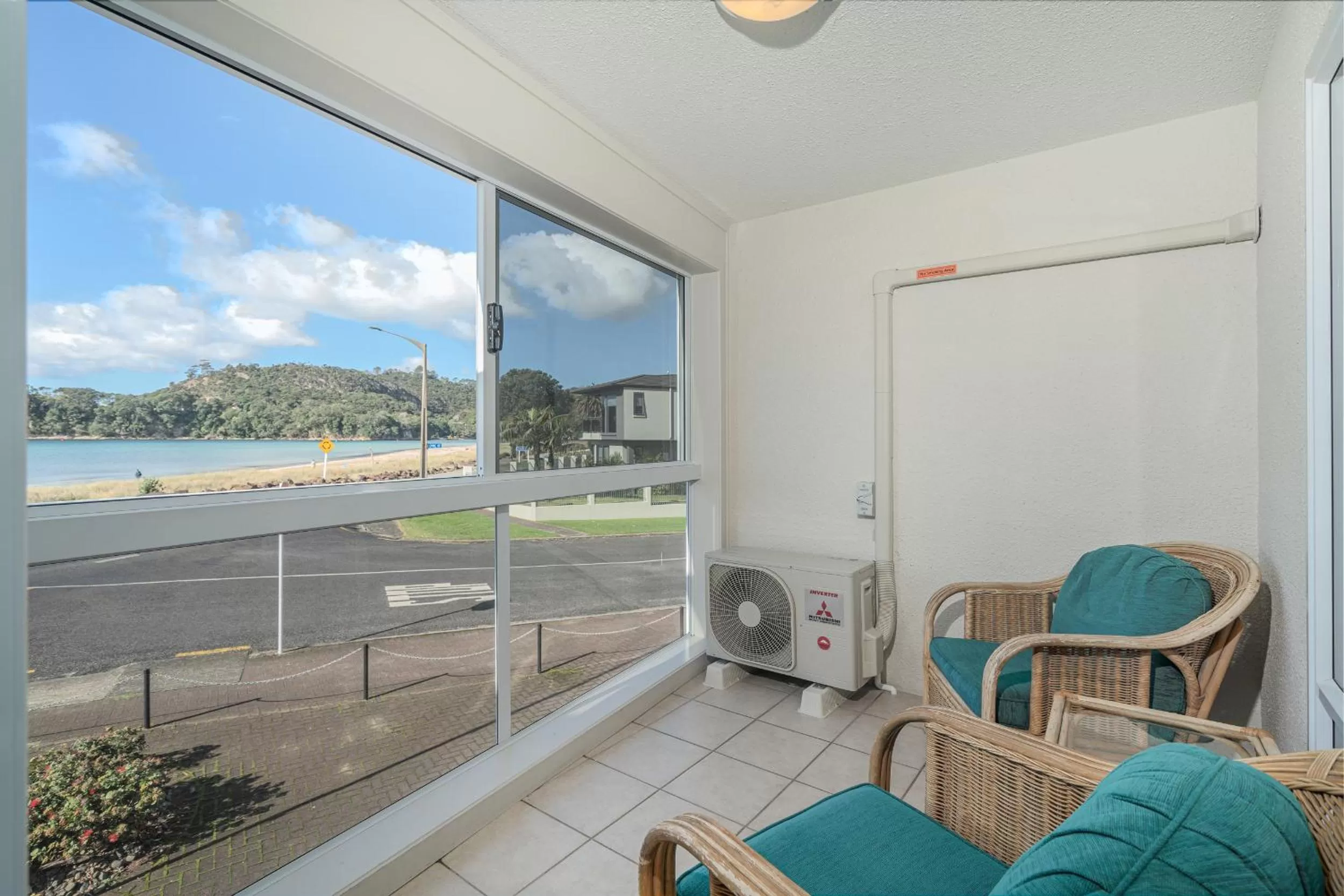 Balcony/Terrace in Waterfront Apartments Whitianga