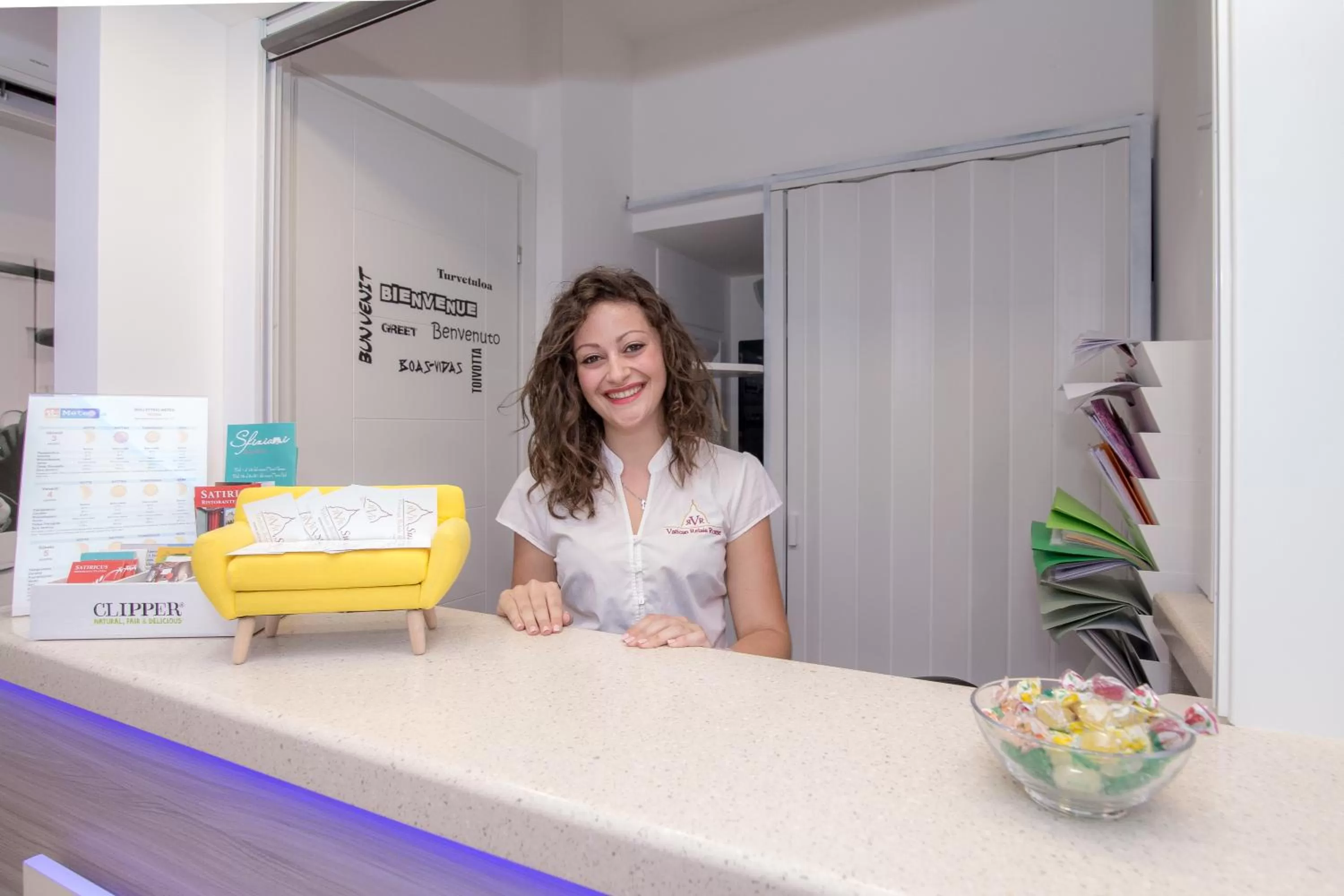 Lobby or reception in Vatican Relais Rome Suite