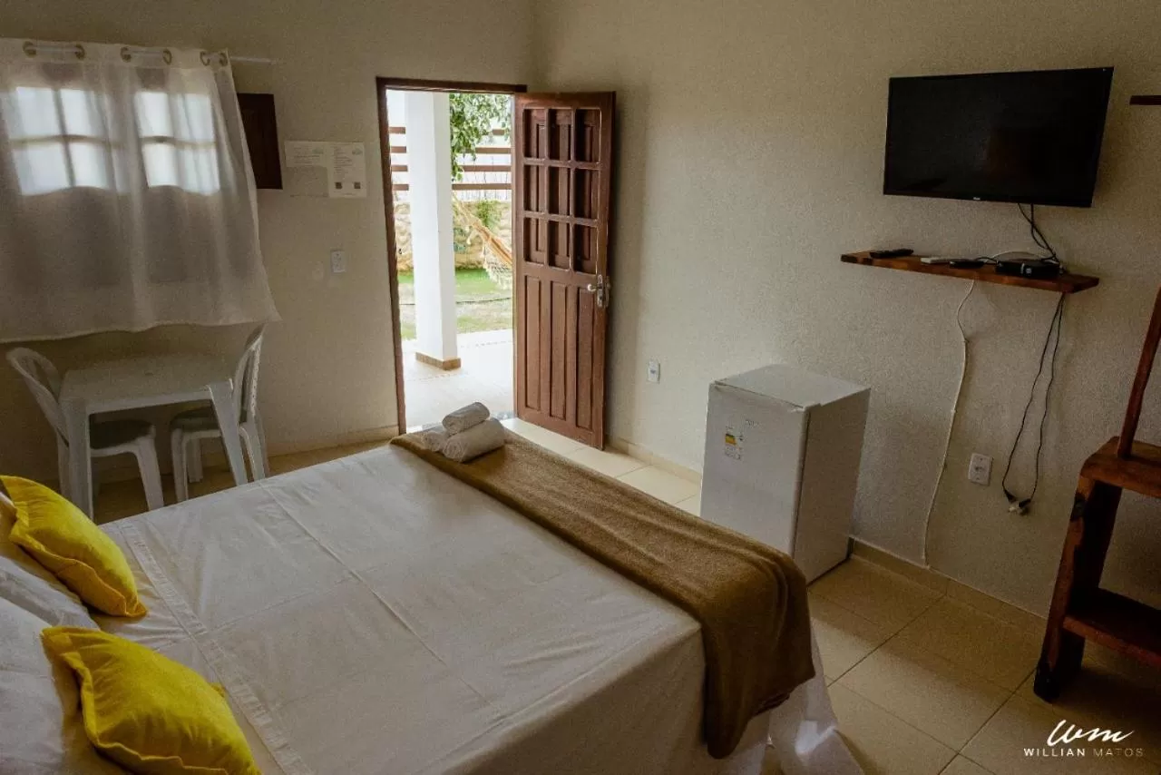 Bed in Pousada Quinta do Patacho