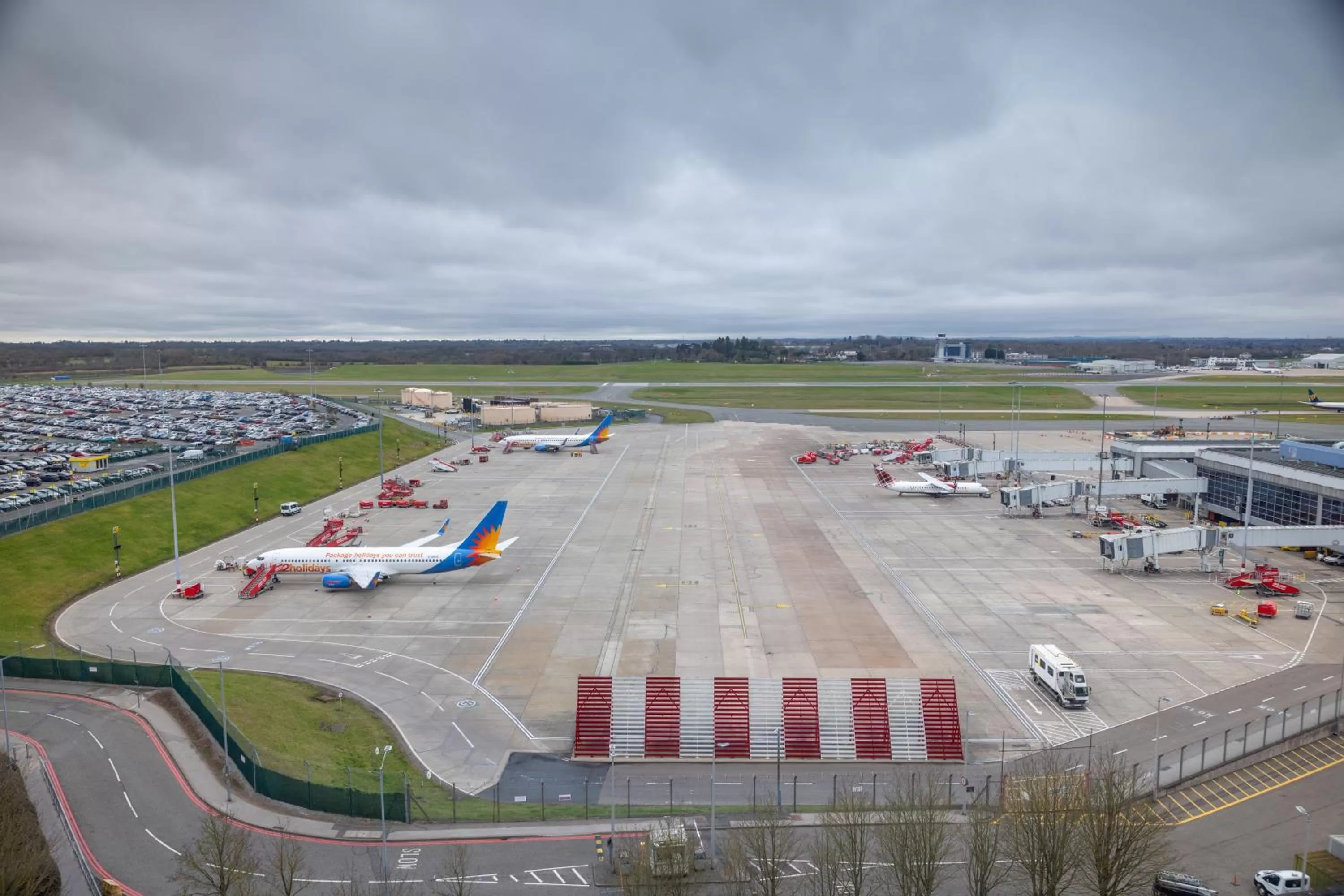Bird's eye view in Hilton Garden Inn Birmingham Airport Uk