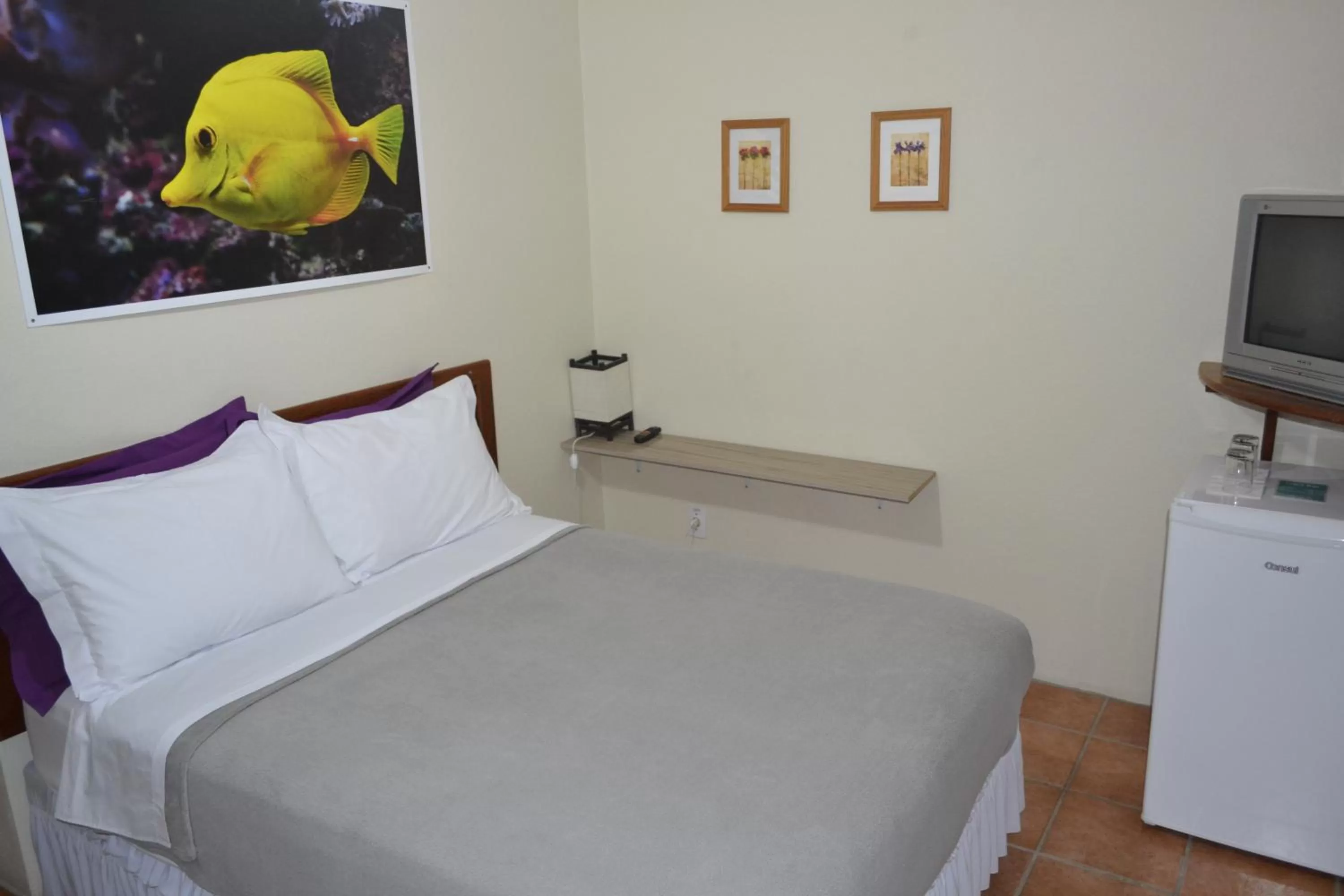 Bed in Pousada Água da Fonte