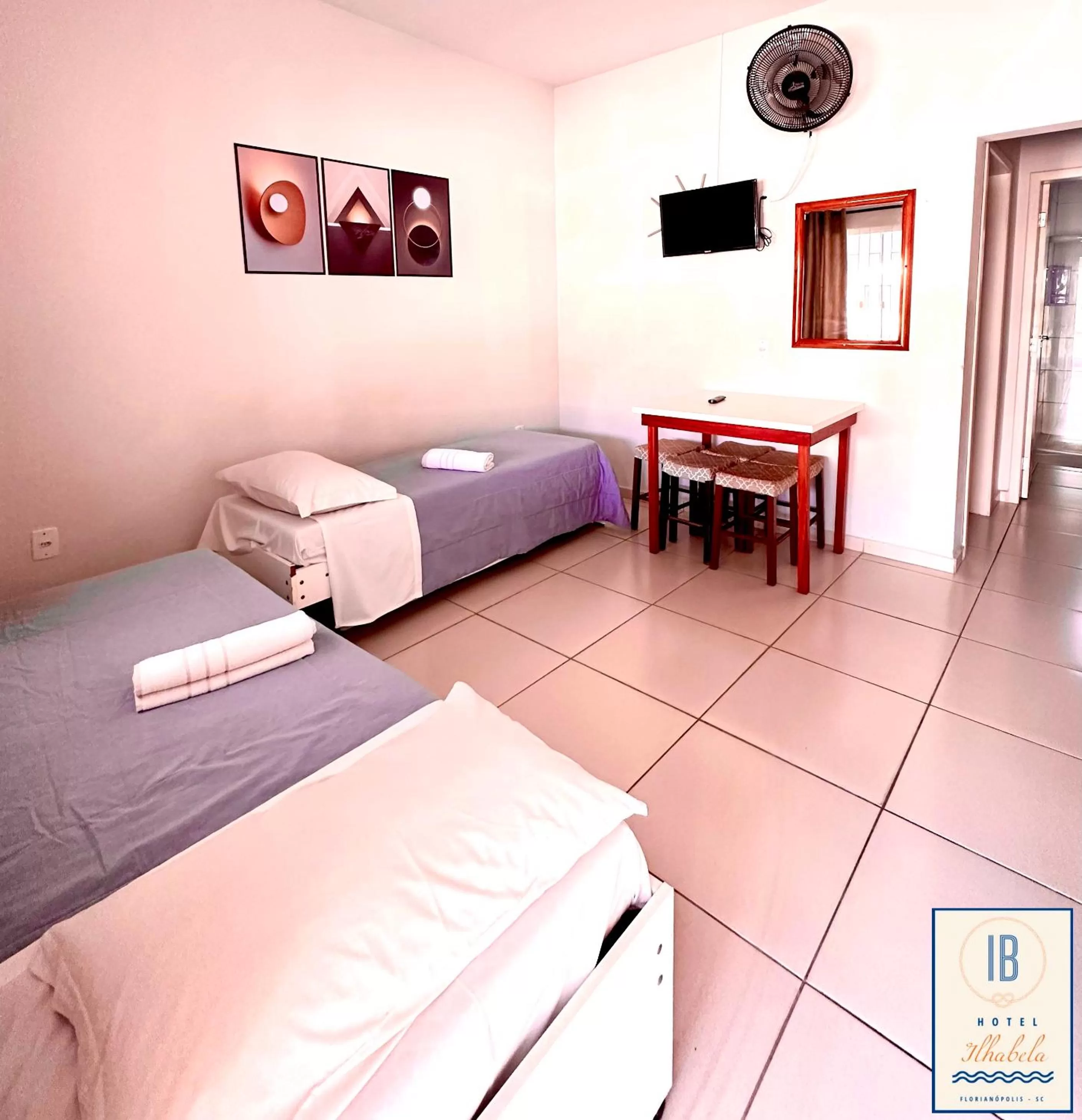 Bed in Hotel Residencial Ilhabela