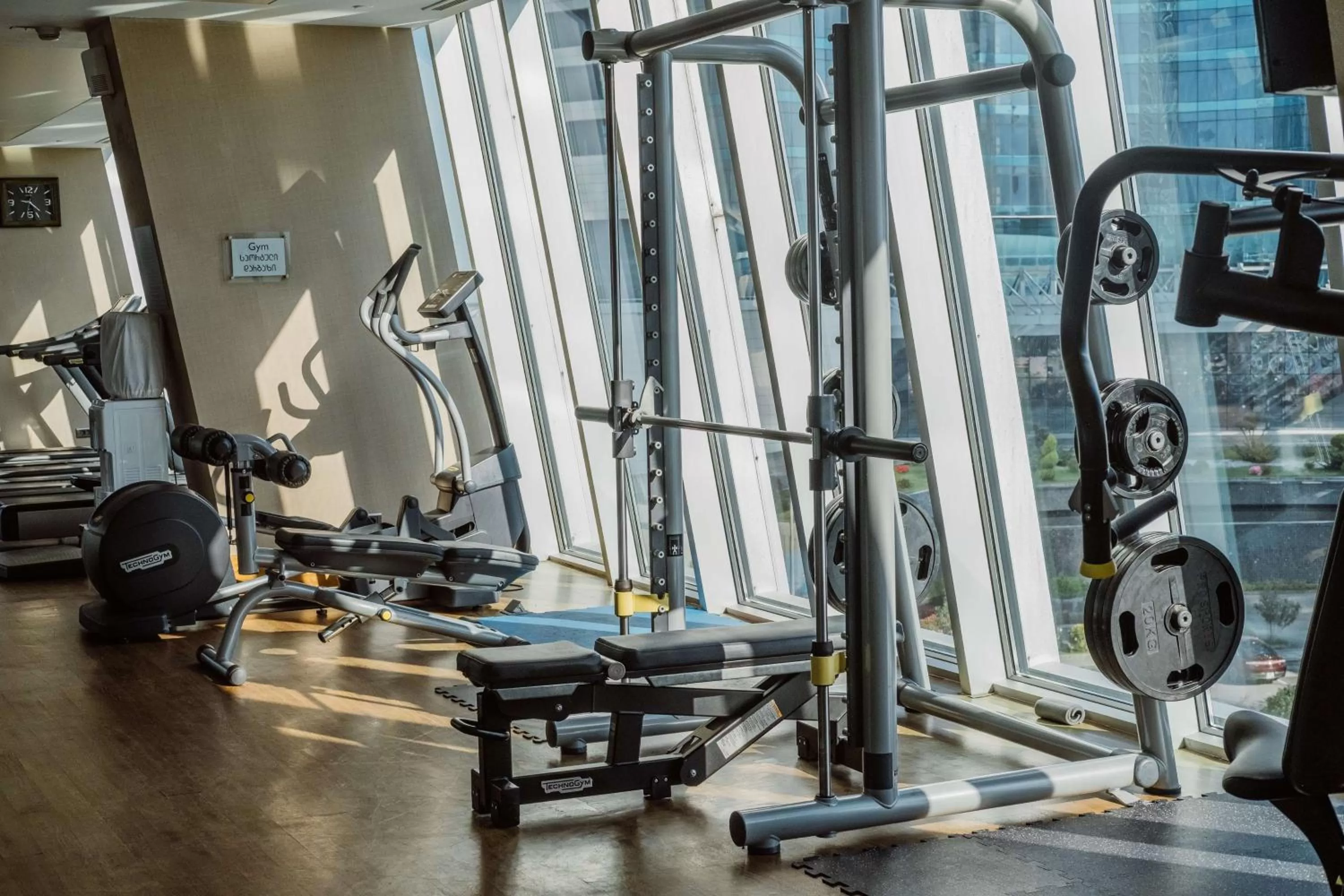 Fitness centre/facilities in Radisson Blu Hotel Batumi