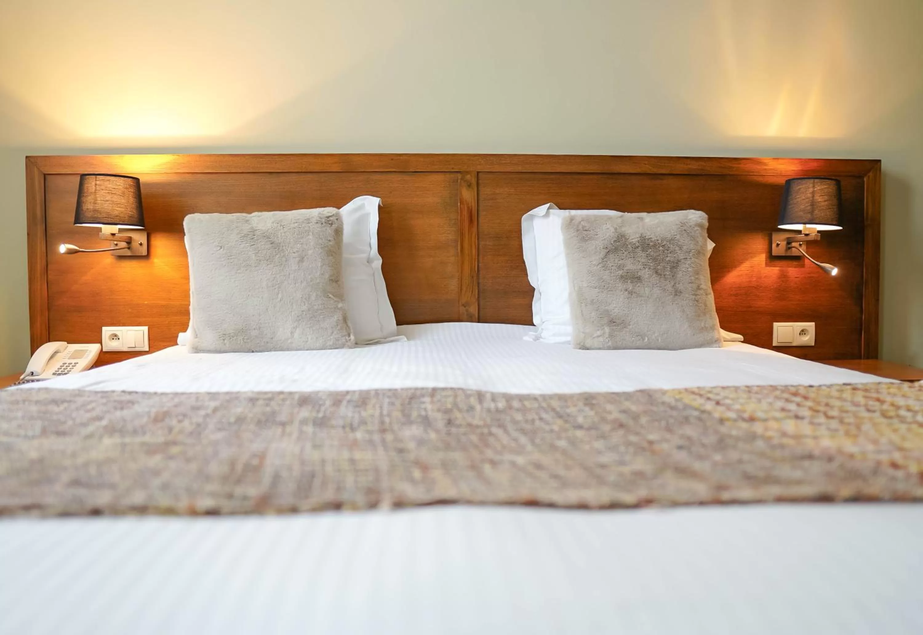 Bed in Hotel de Flandre Ghent