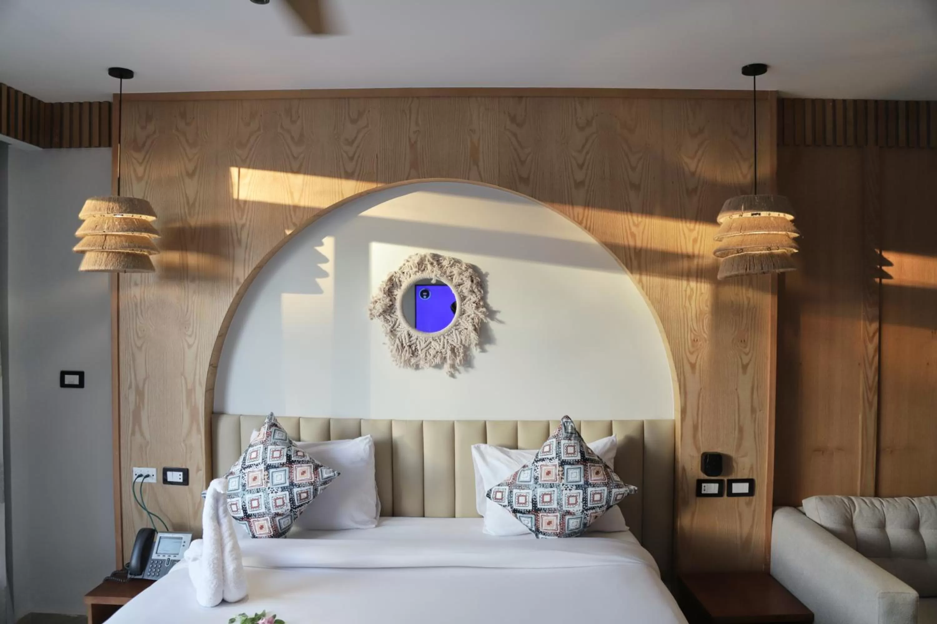 Bed in Panorama Bungalows Resort El Gouna