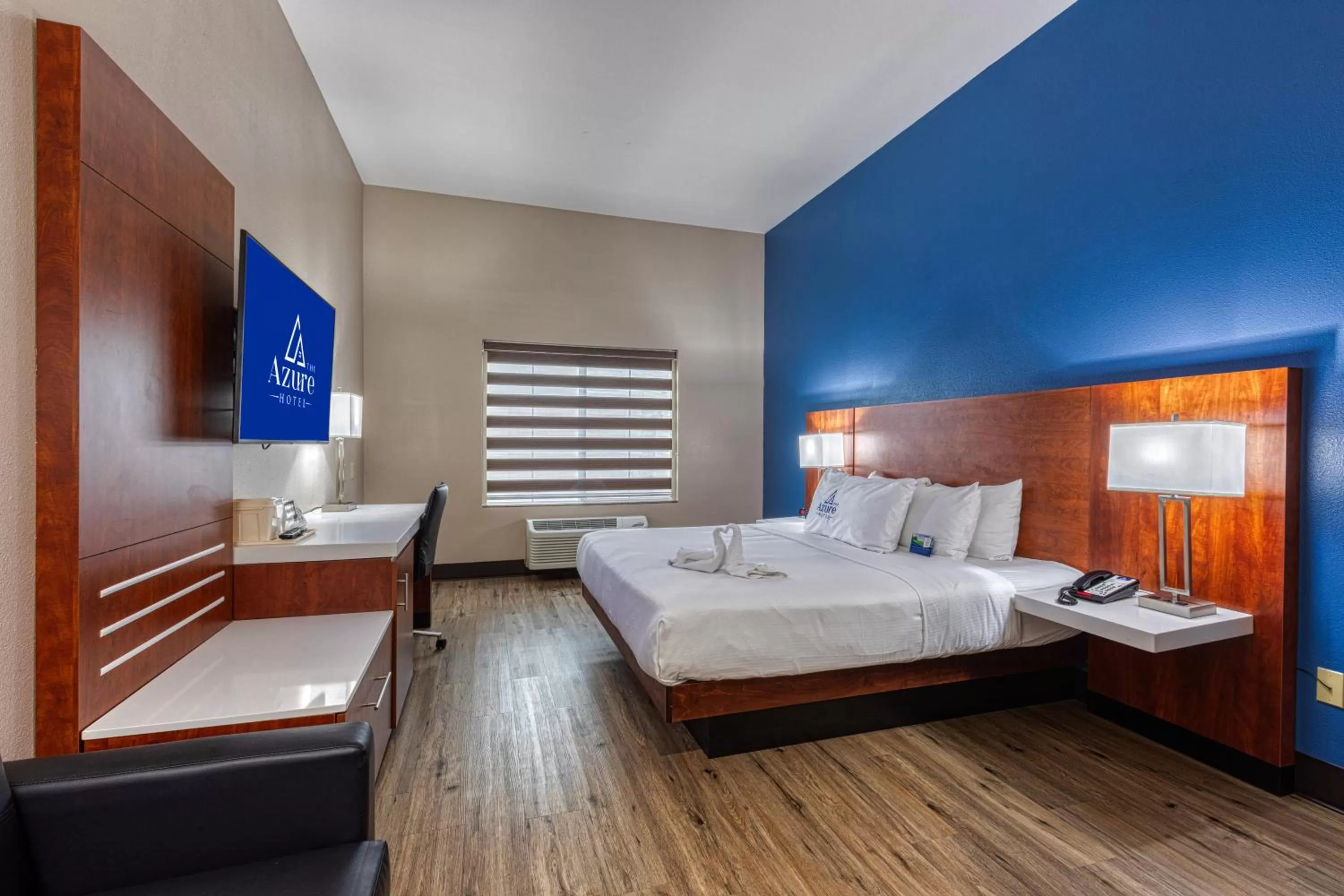 Bed in The Azure Hotel