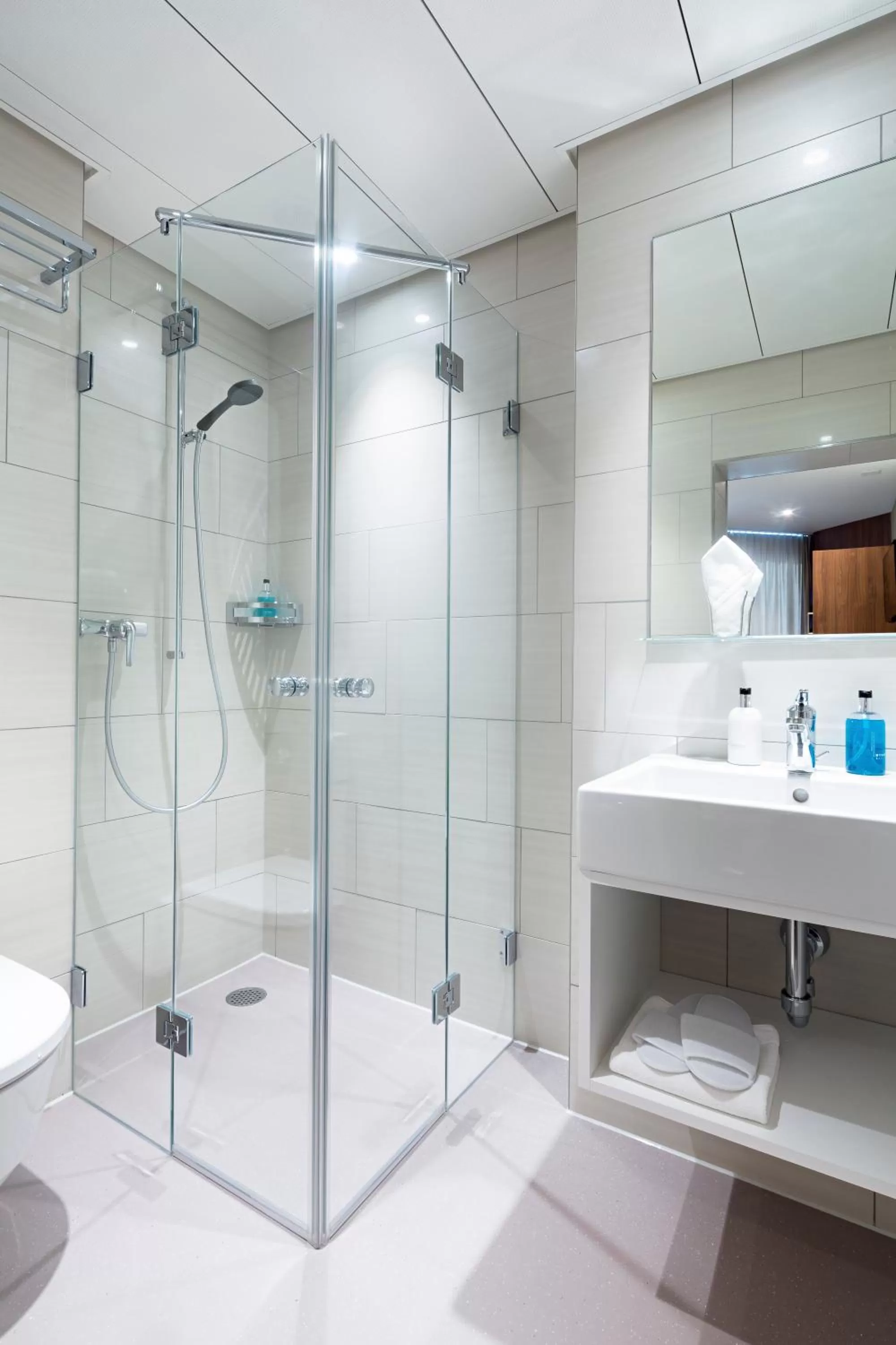 Shower in Hotel Wartmann am Bahnhof