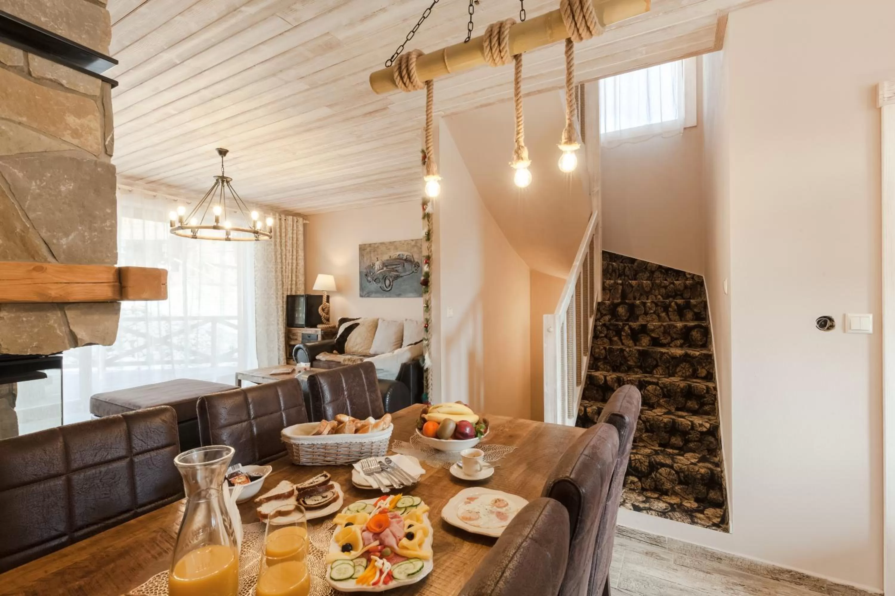 Continental breakfast in Chalets CEDER 1