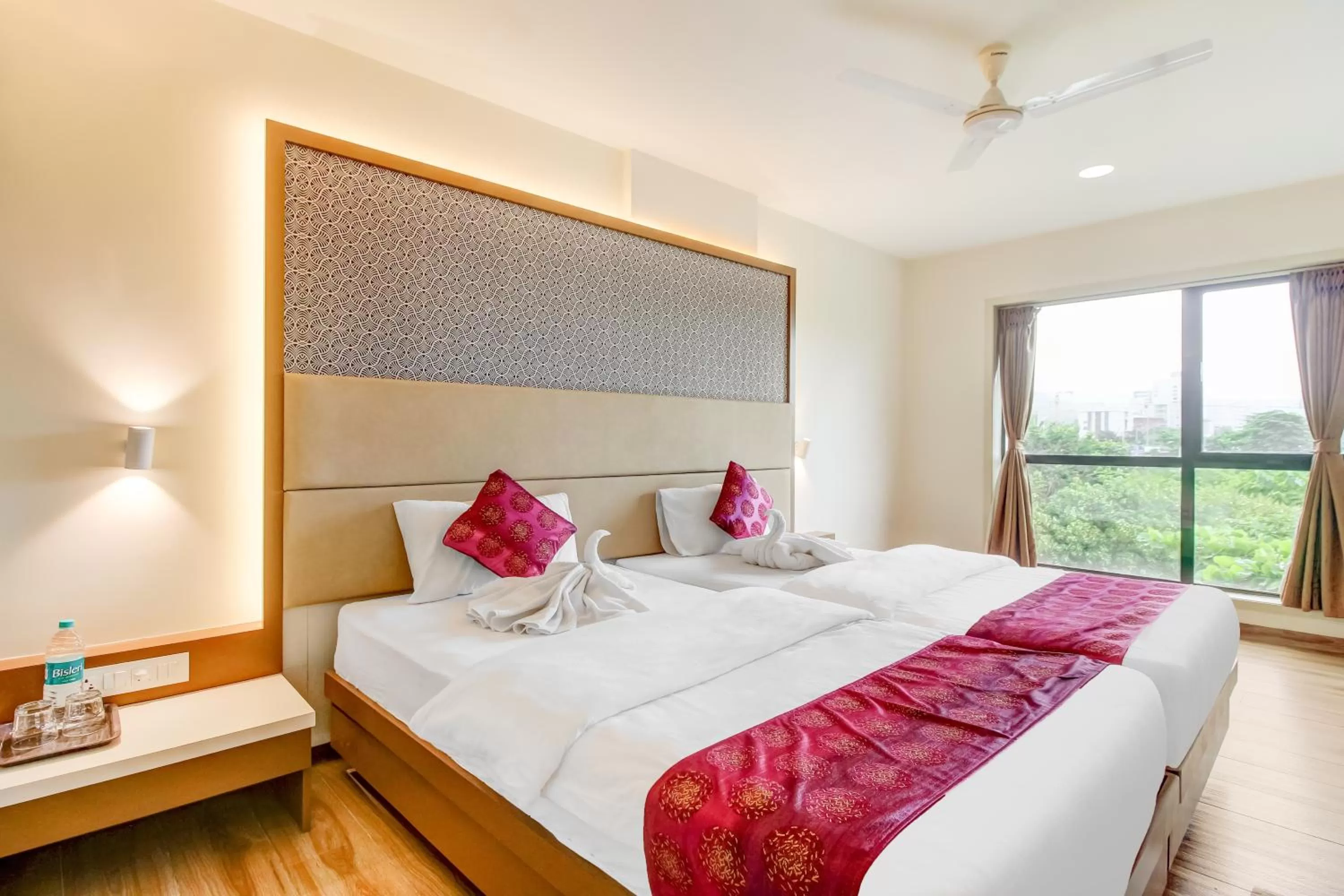 Bed in Grand Mookambika