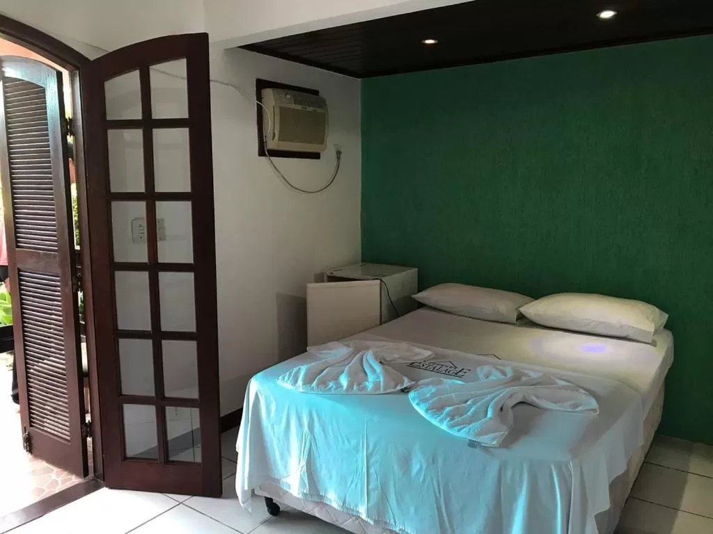 Bed in Pousada Estalage