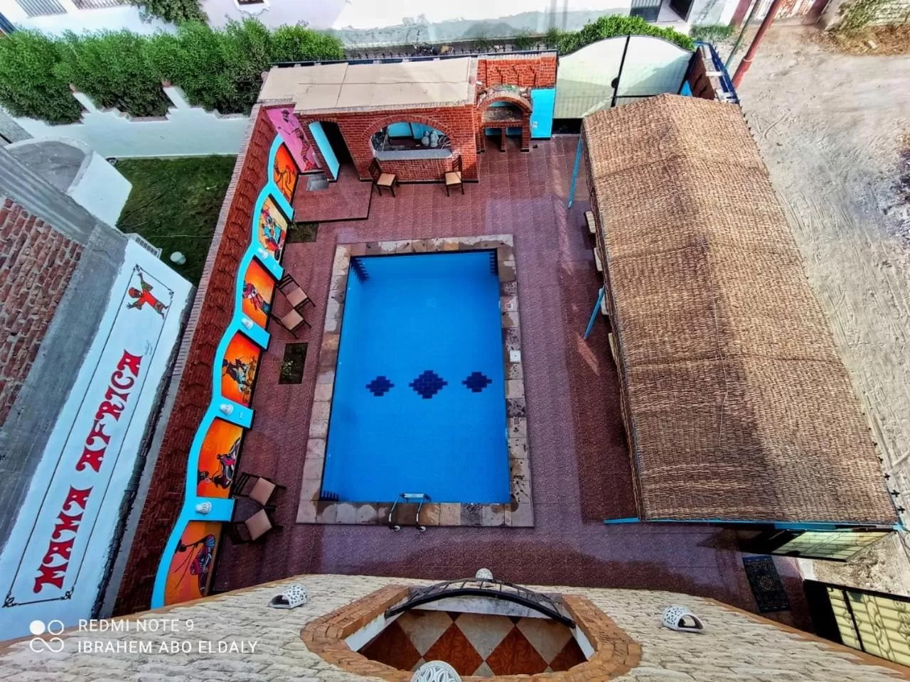 Swimming pool in Mama Africa Apts & Studios