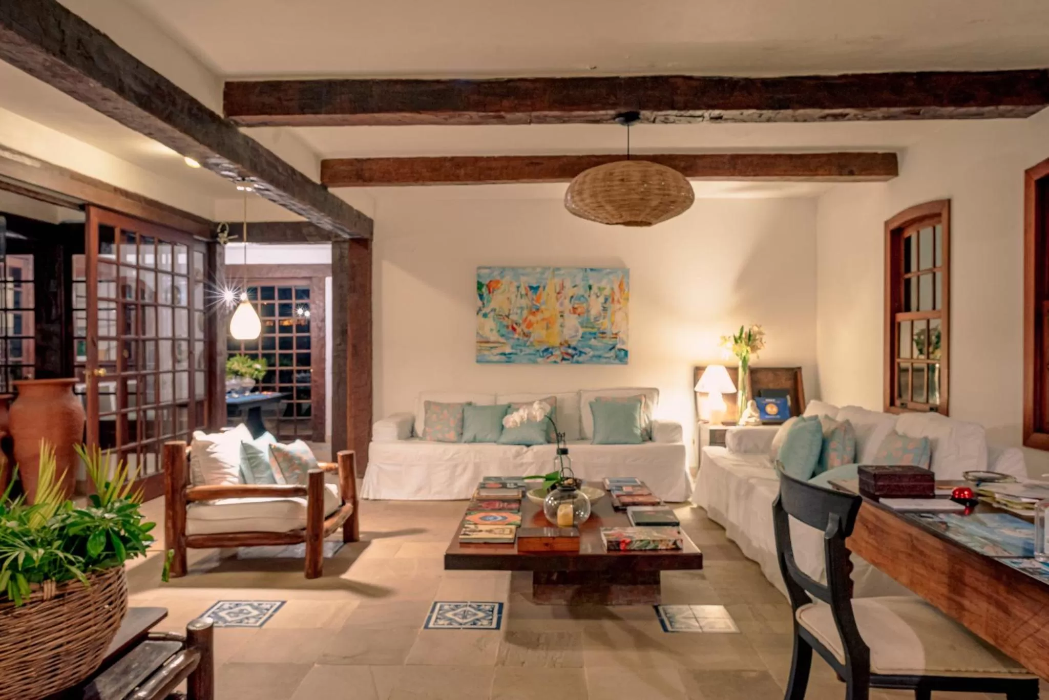 Lobby or reception in Pousada Blanca Mar