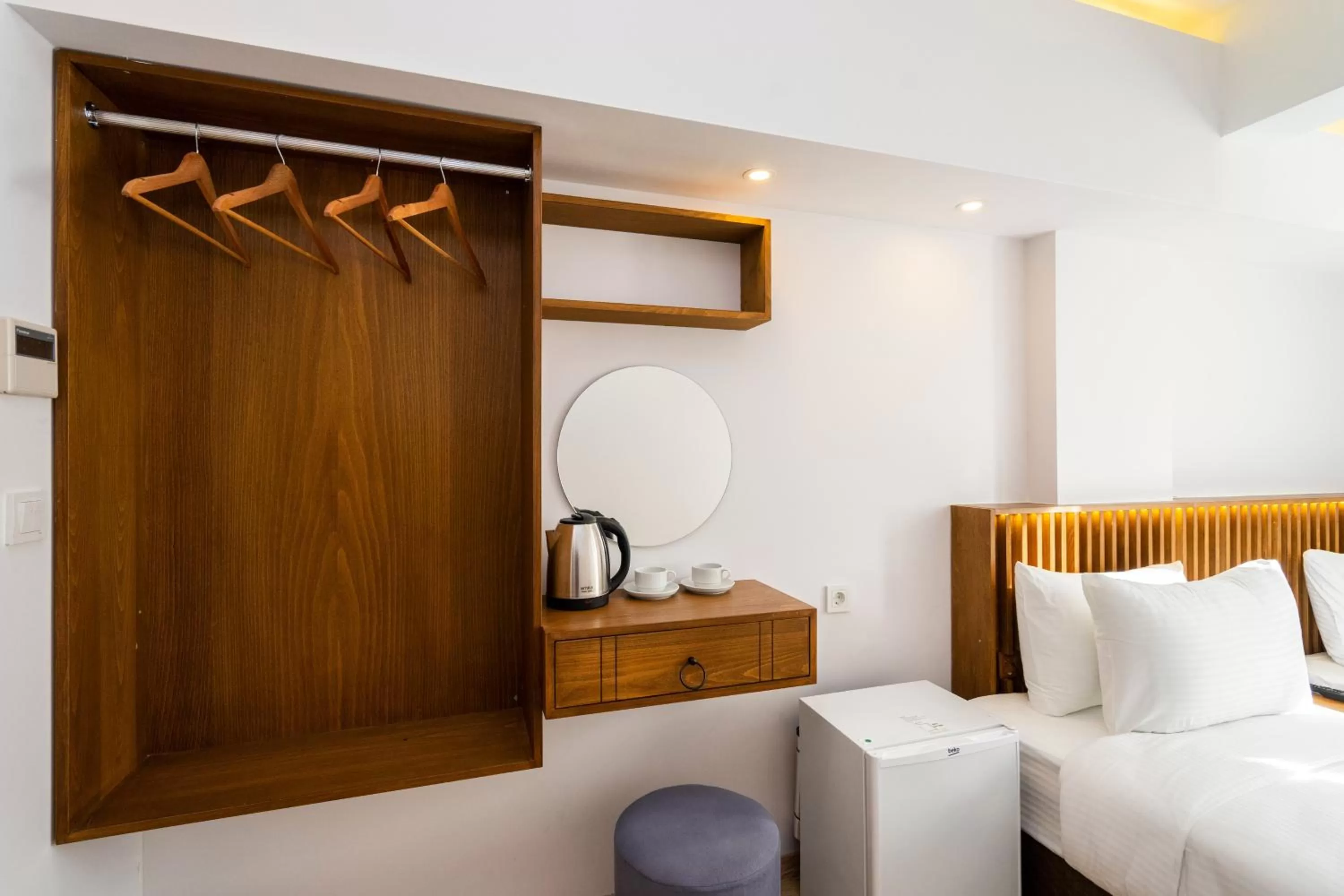 Bed in Castillo Rojo Hotel Istanbul