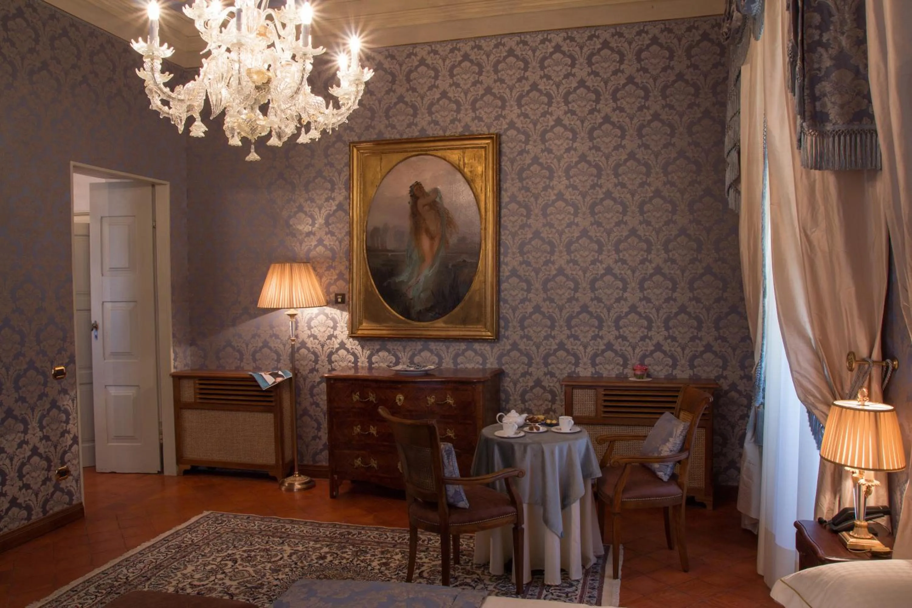 Living room in Castello di Guarene