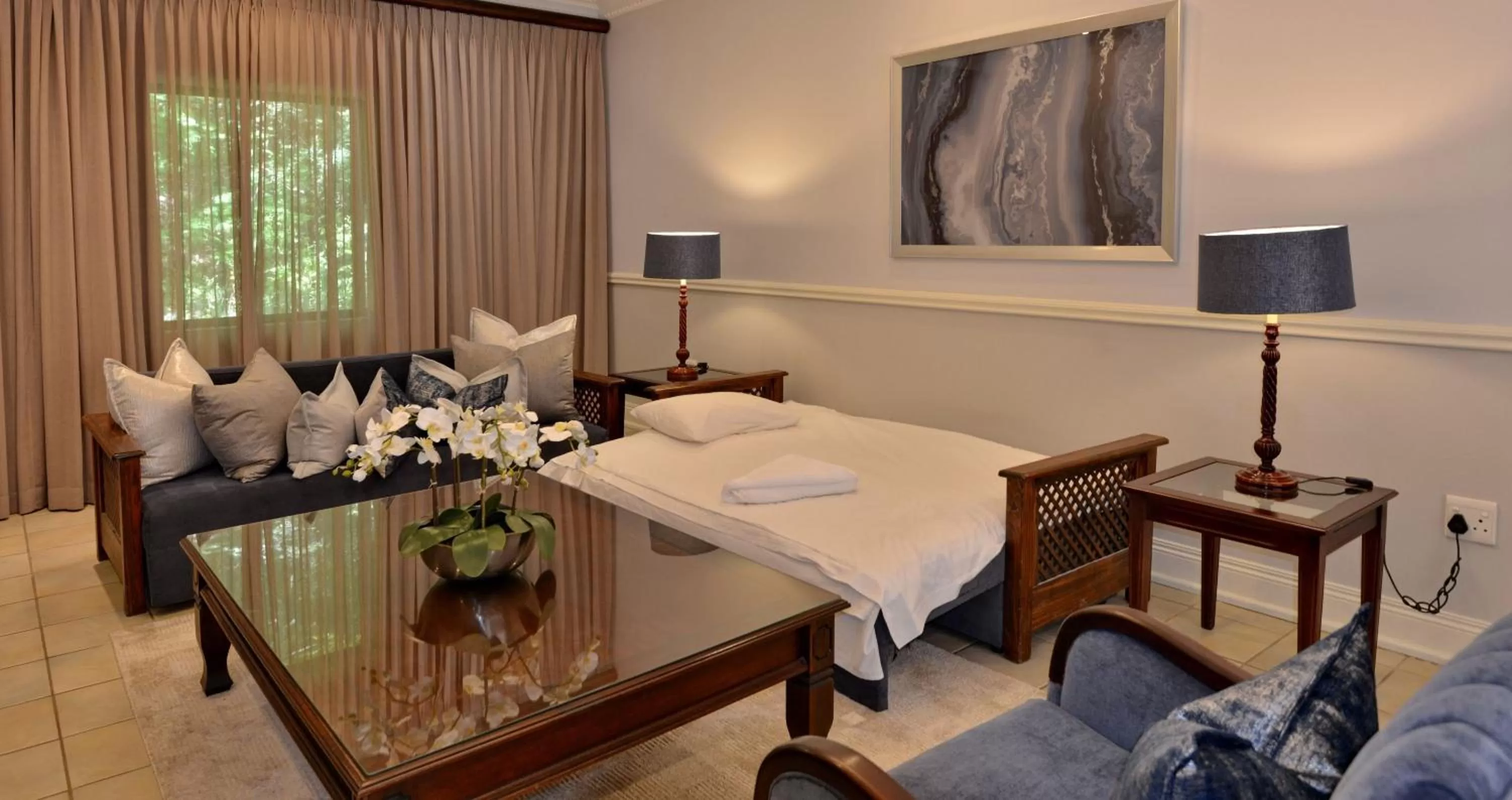 Coffee/tea facilities, Bed in ANEW Resort Hunters Rest Rustenburg