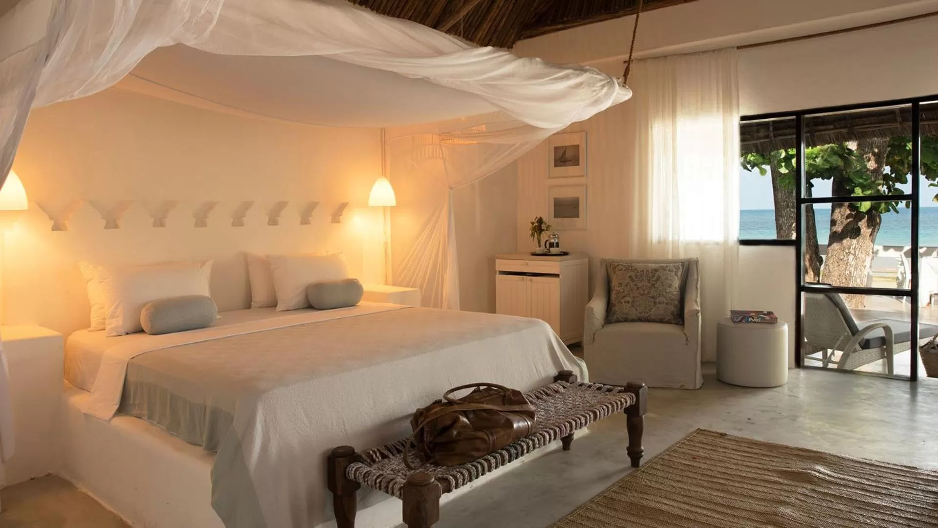Bed in Chuini Zanzibar Lodge by NEWMARK