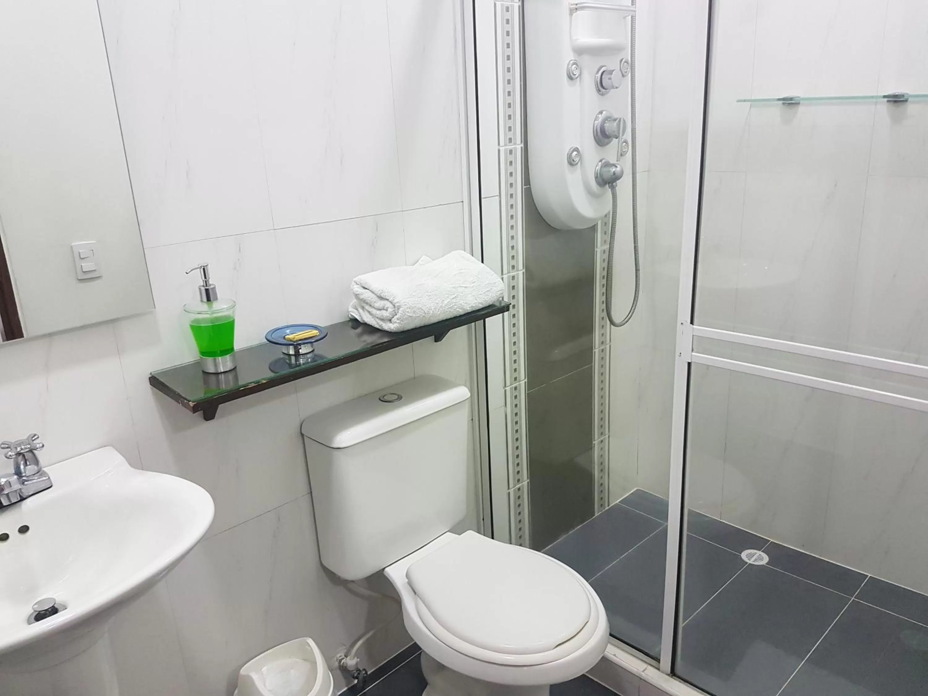 Decorative detail, Bathroom in Pampalinda Hotel