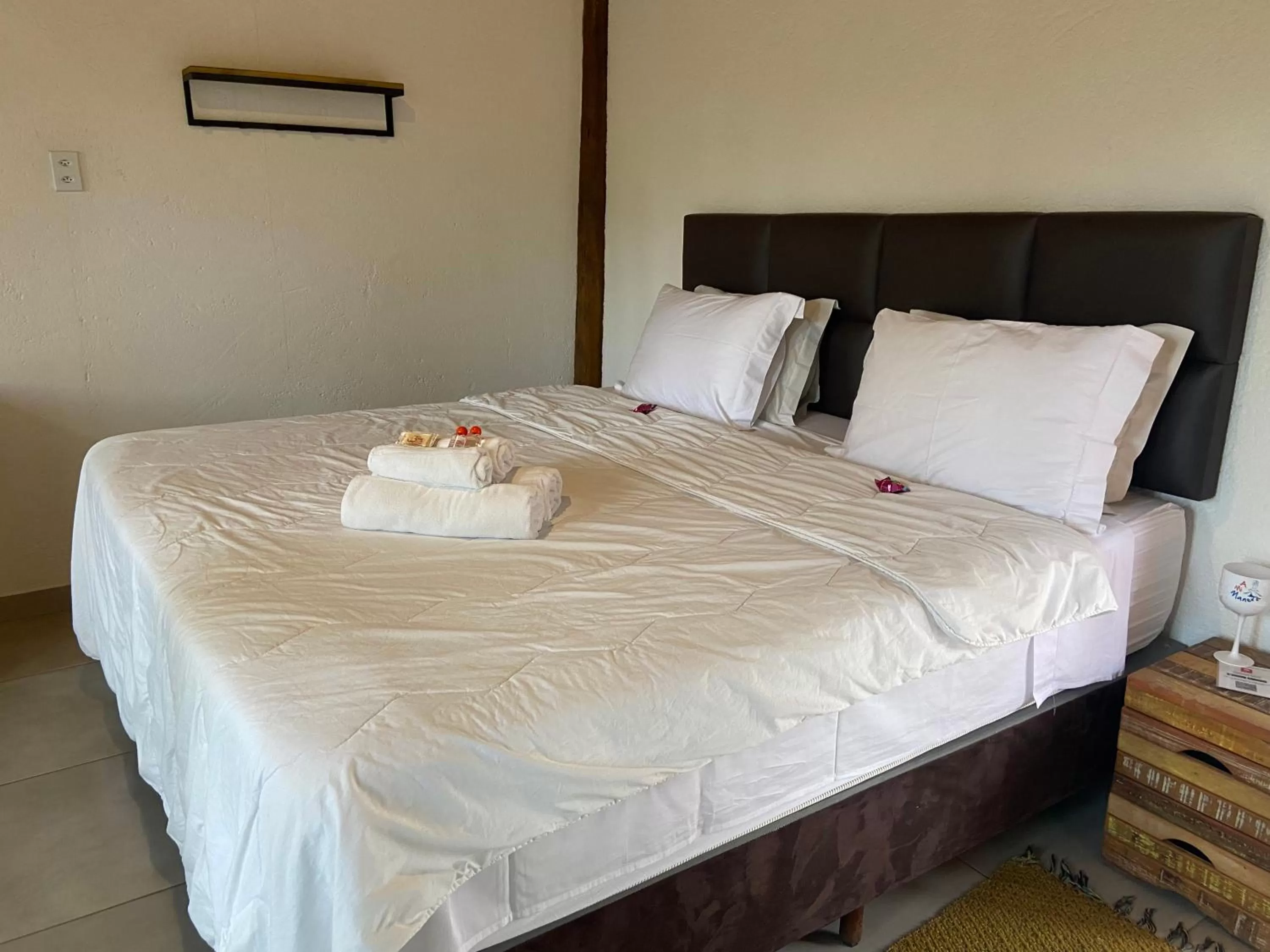 Bed in A Mi Manera Bistro, Pousada e Cervejaria Artesanal!