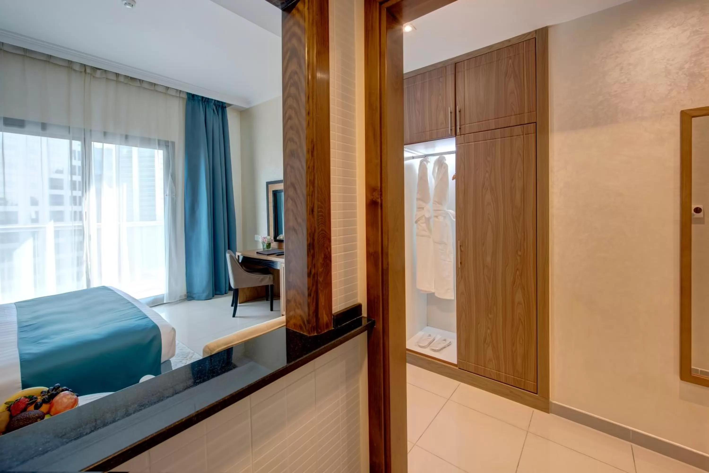 wardrobe, Bed in Class Hotel Apartments