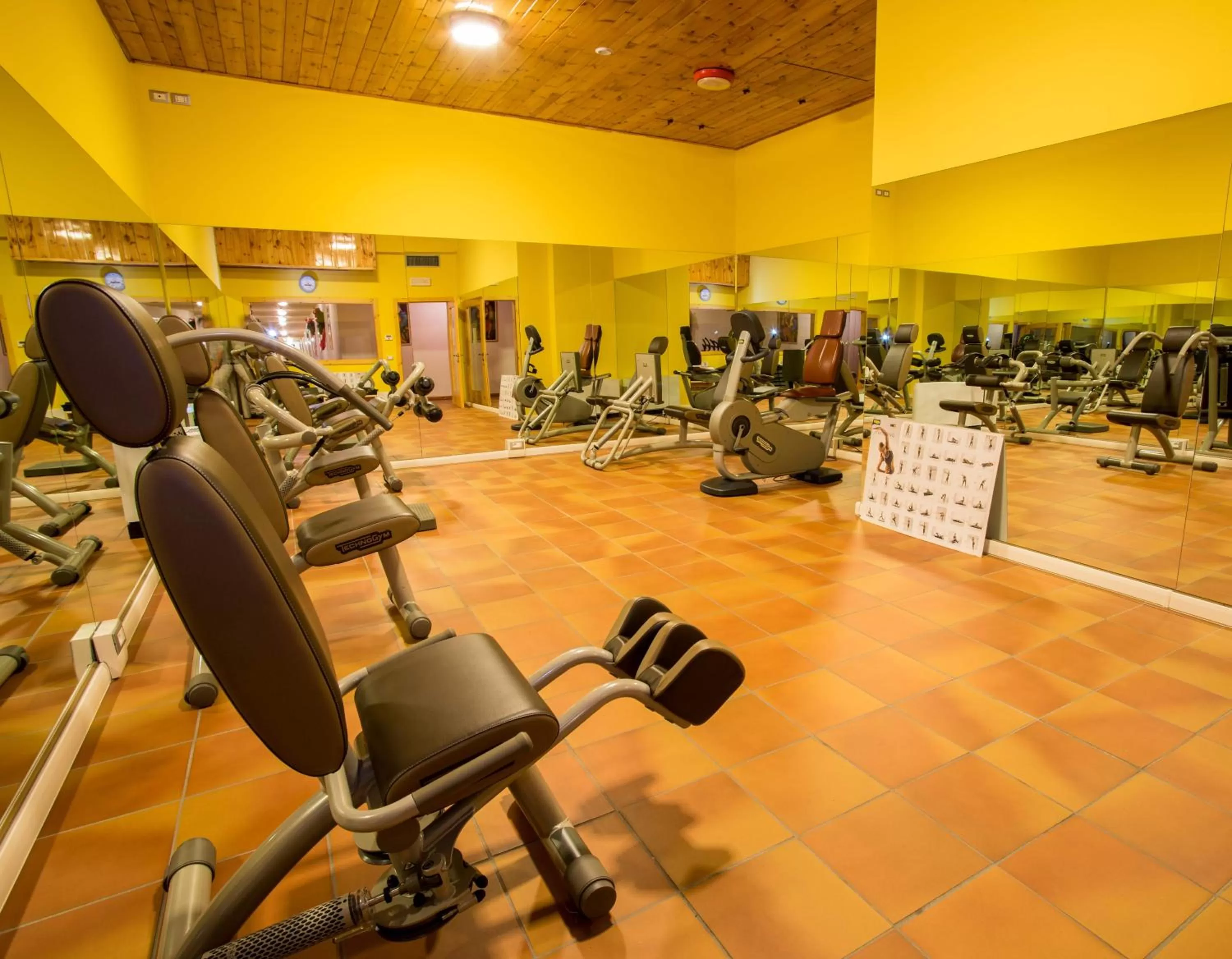 Fitness centre/facilities in Hotel Villaggio Nevada