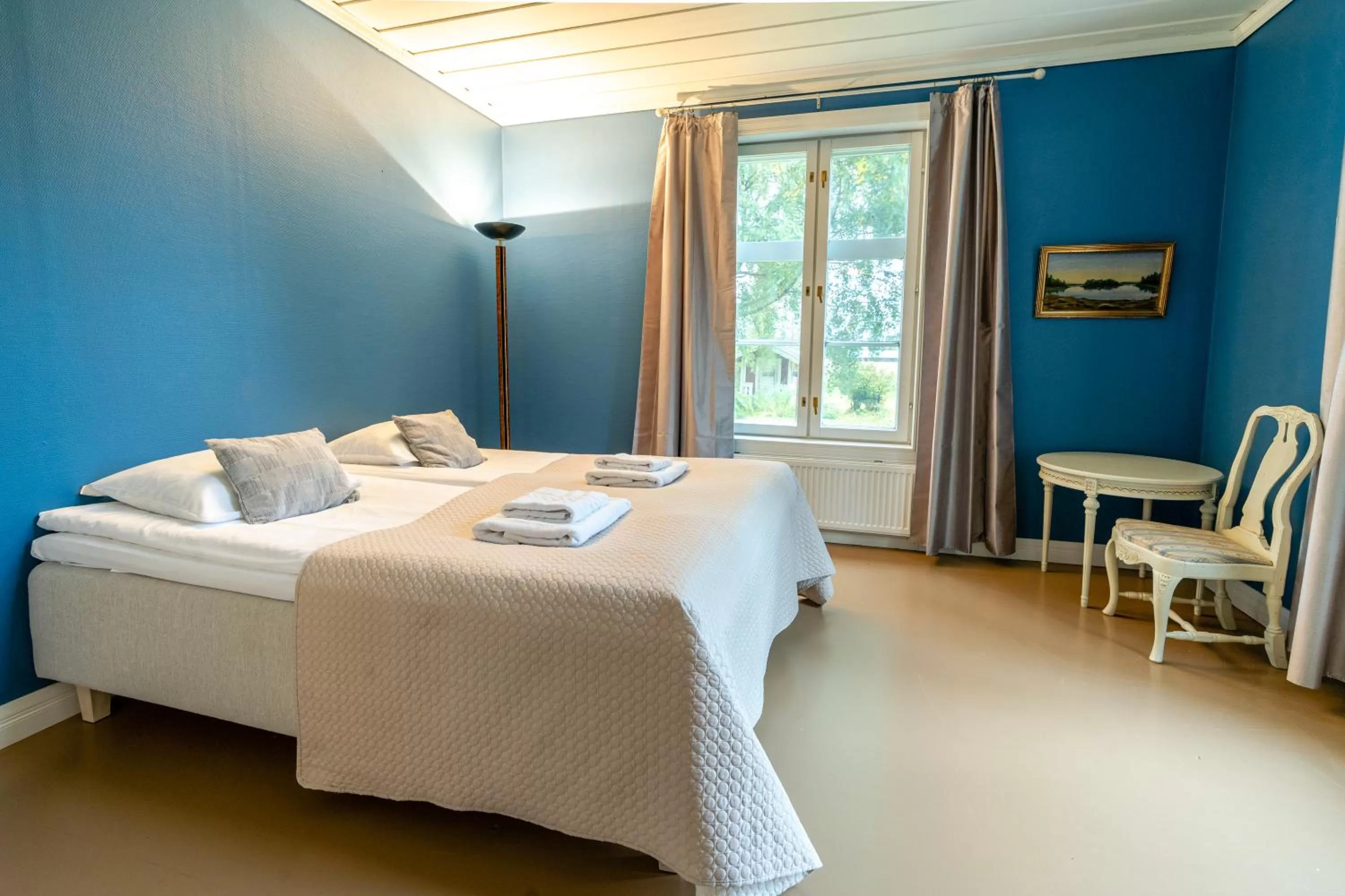 Bed in Haapala Brewery restaurant and accommodation