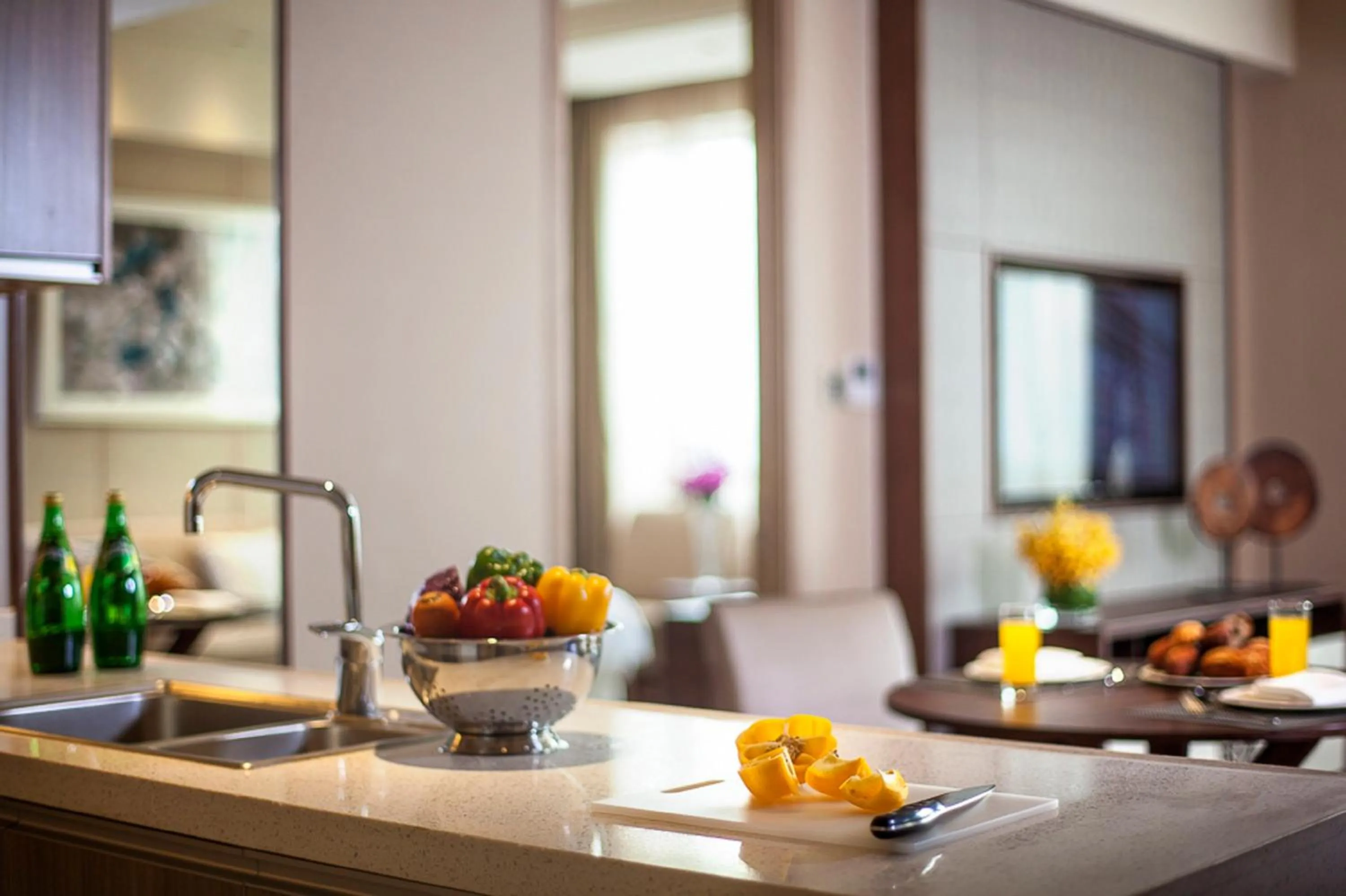 Kitchen or kitchenette in Somerset Wusheng Wuhan