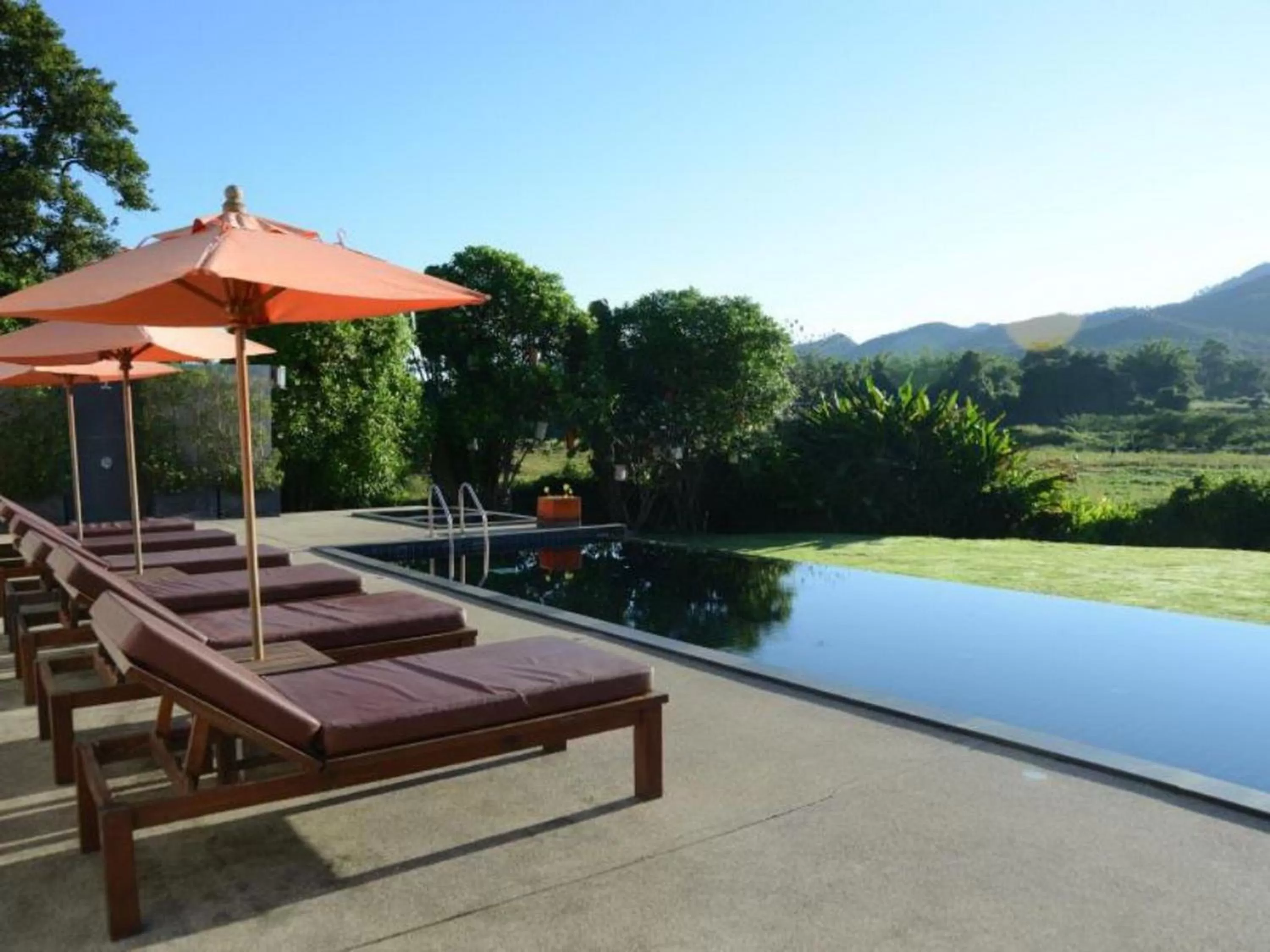 Swimming pool in Yoma Hotel, Pai