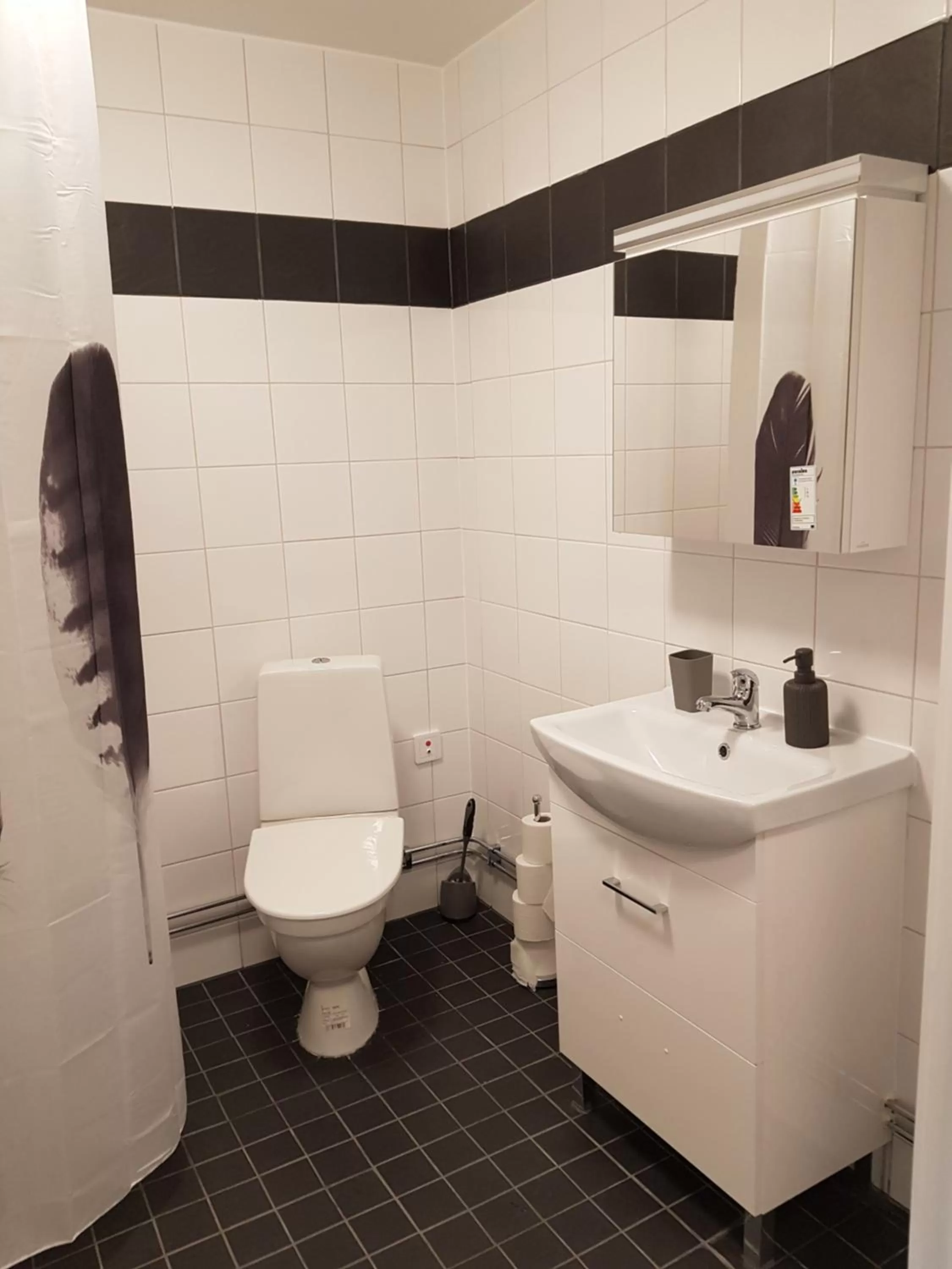 Toilet in Hotel Kringelstaden