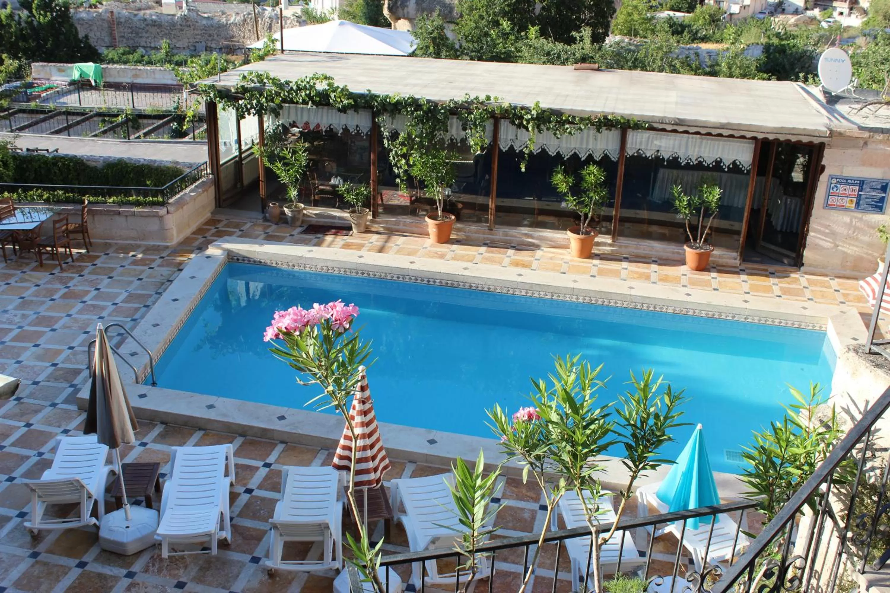 Swimming pool in Local Cave House