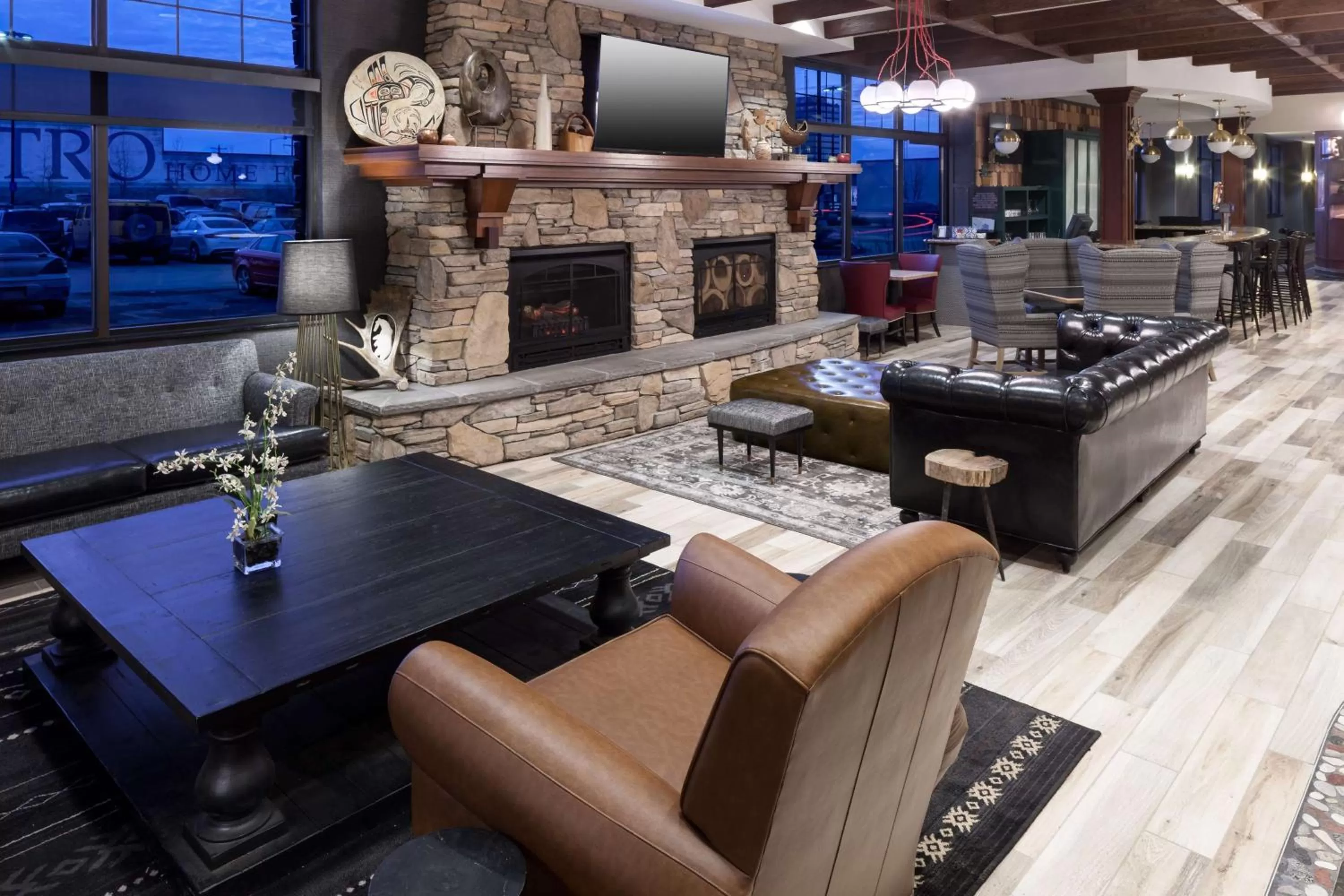 Lobby or reception in Embassy Suites Anchorage