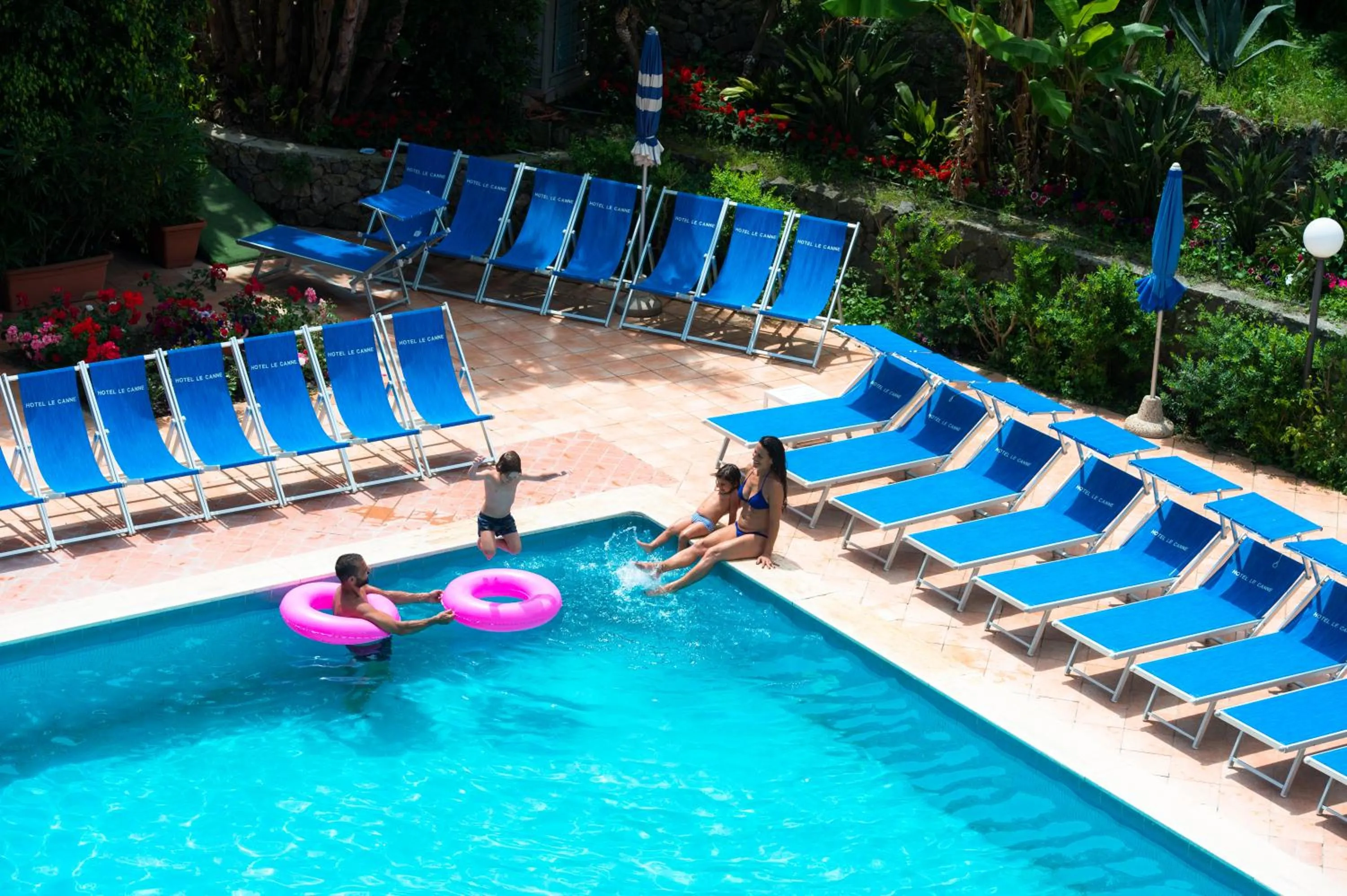 Pool view in Le Canne Family Resort & Spa
