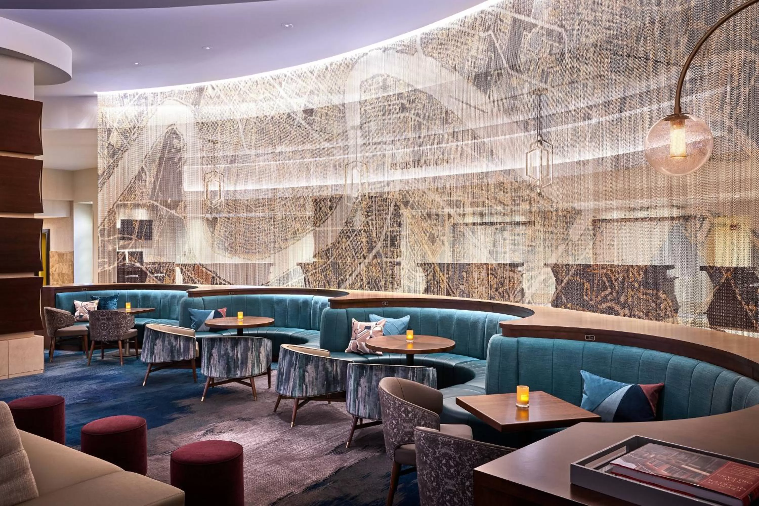 Lobby or reception in New Orleans Marriott