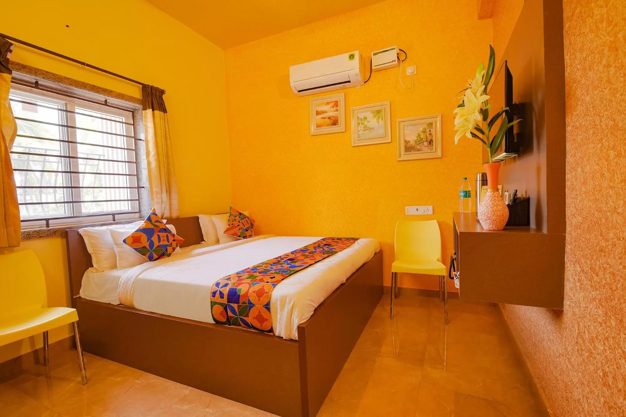 Bedroom, Bed in FabHotel Vijaylakshmi Stay Inn - Nr Chennai International Airport
