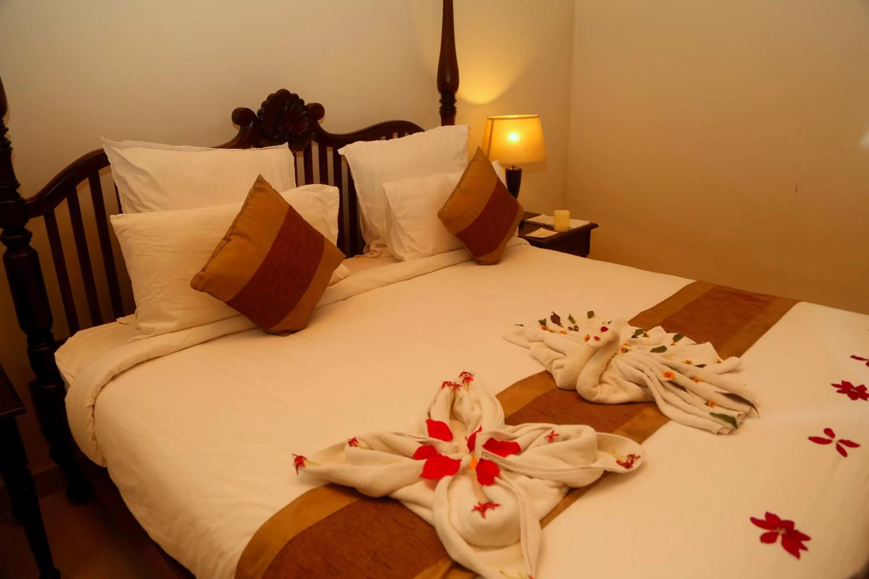 Bed in Old Kent Estates & Spa, Coorg