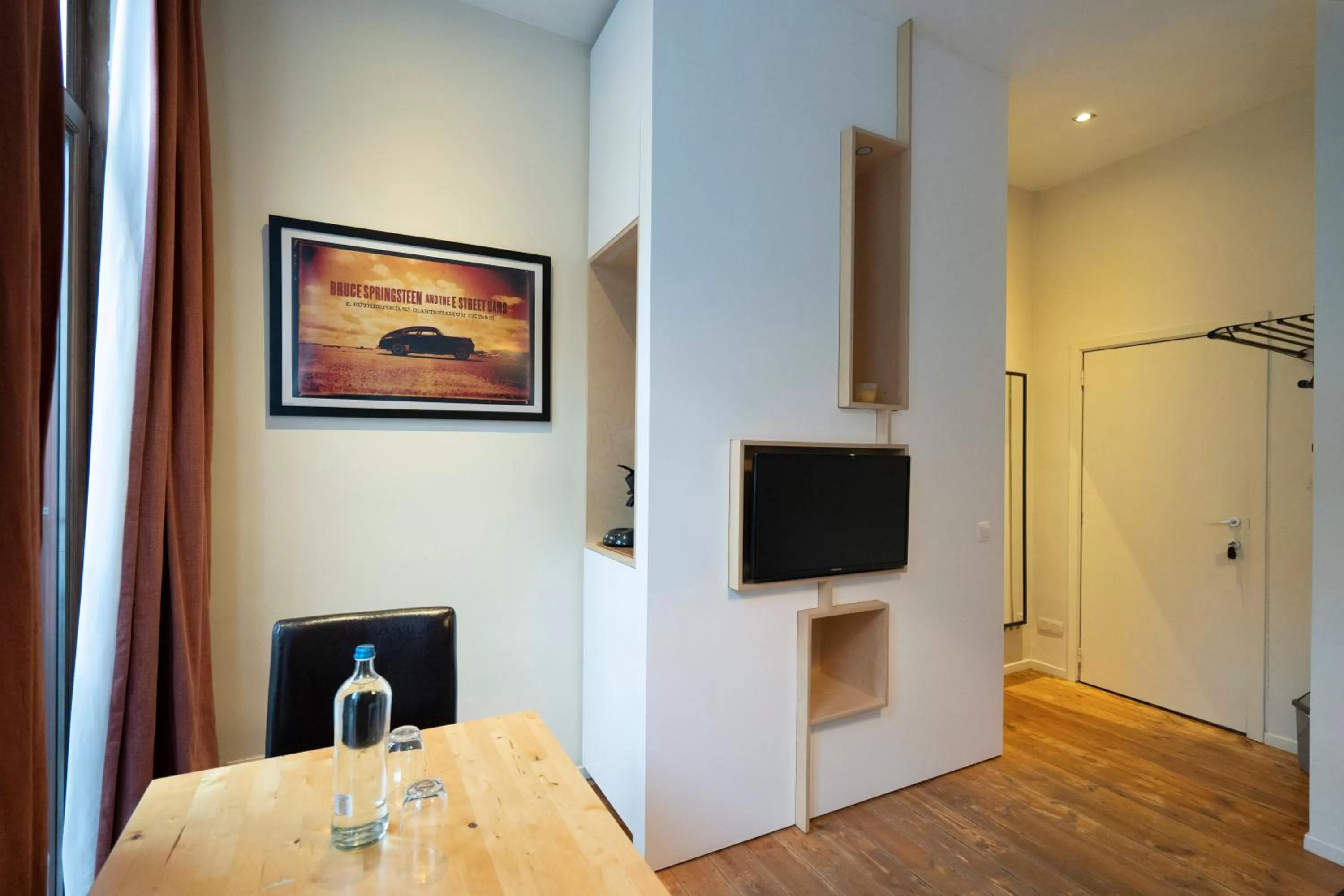 Bedroom, TV/Entertainment Center in Because the Night city lodge