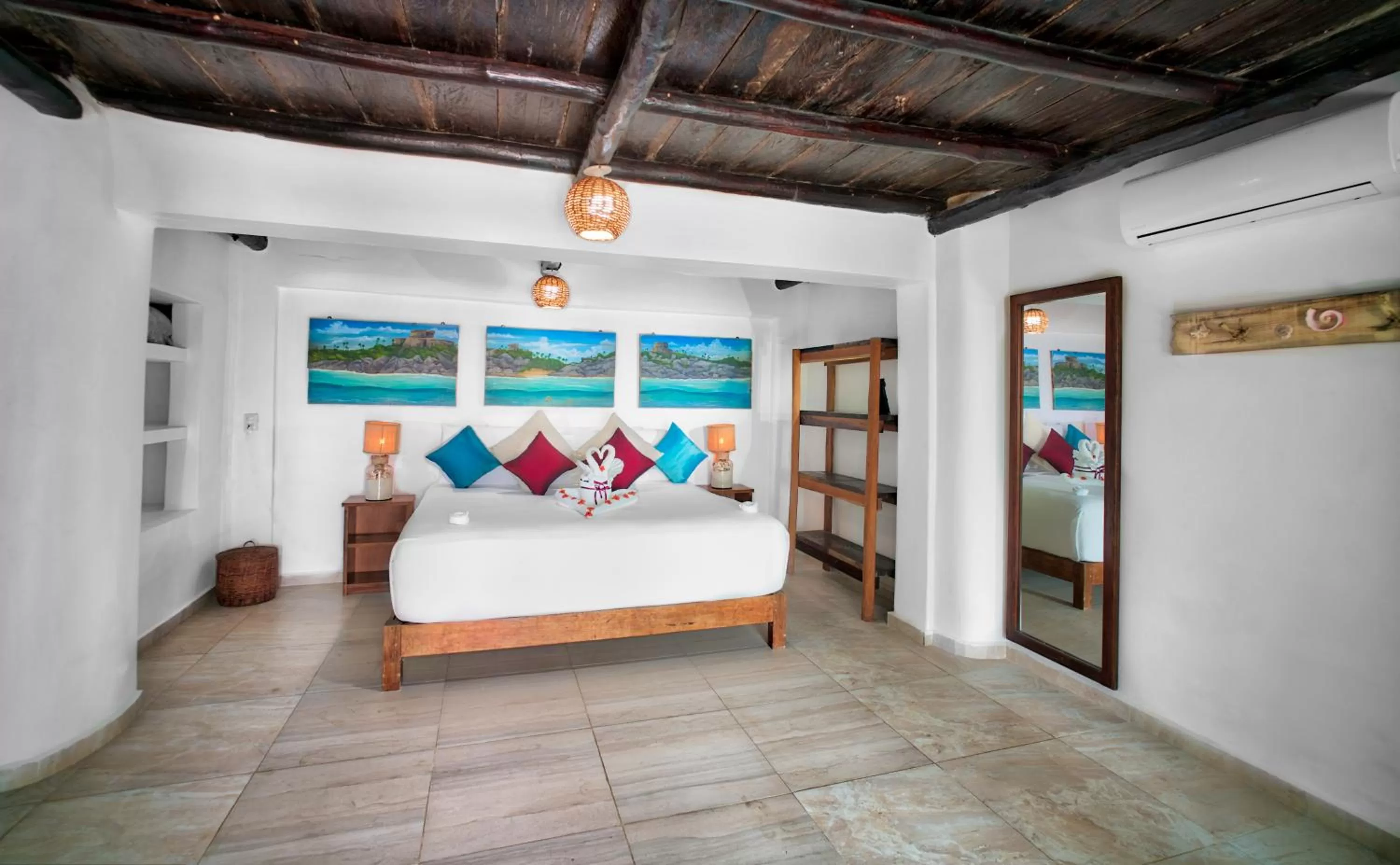 Photo of the whole room, Bed in Playa Canek Beachfront Eco Hotel