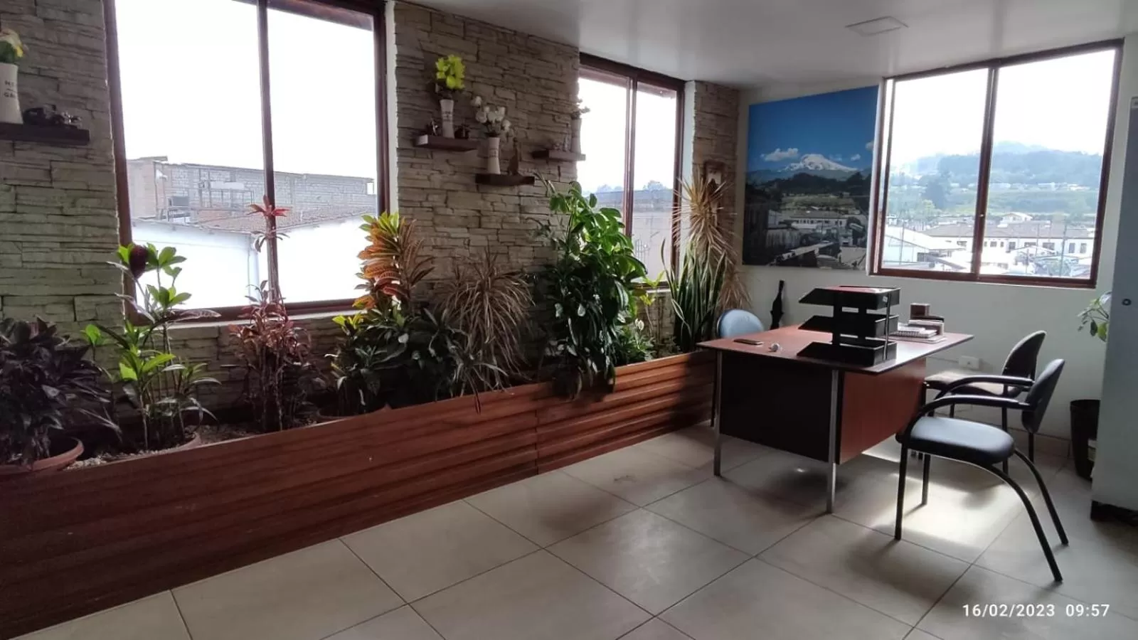 Lobby or reception, Mountain View in Apart Cayambe
