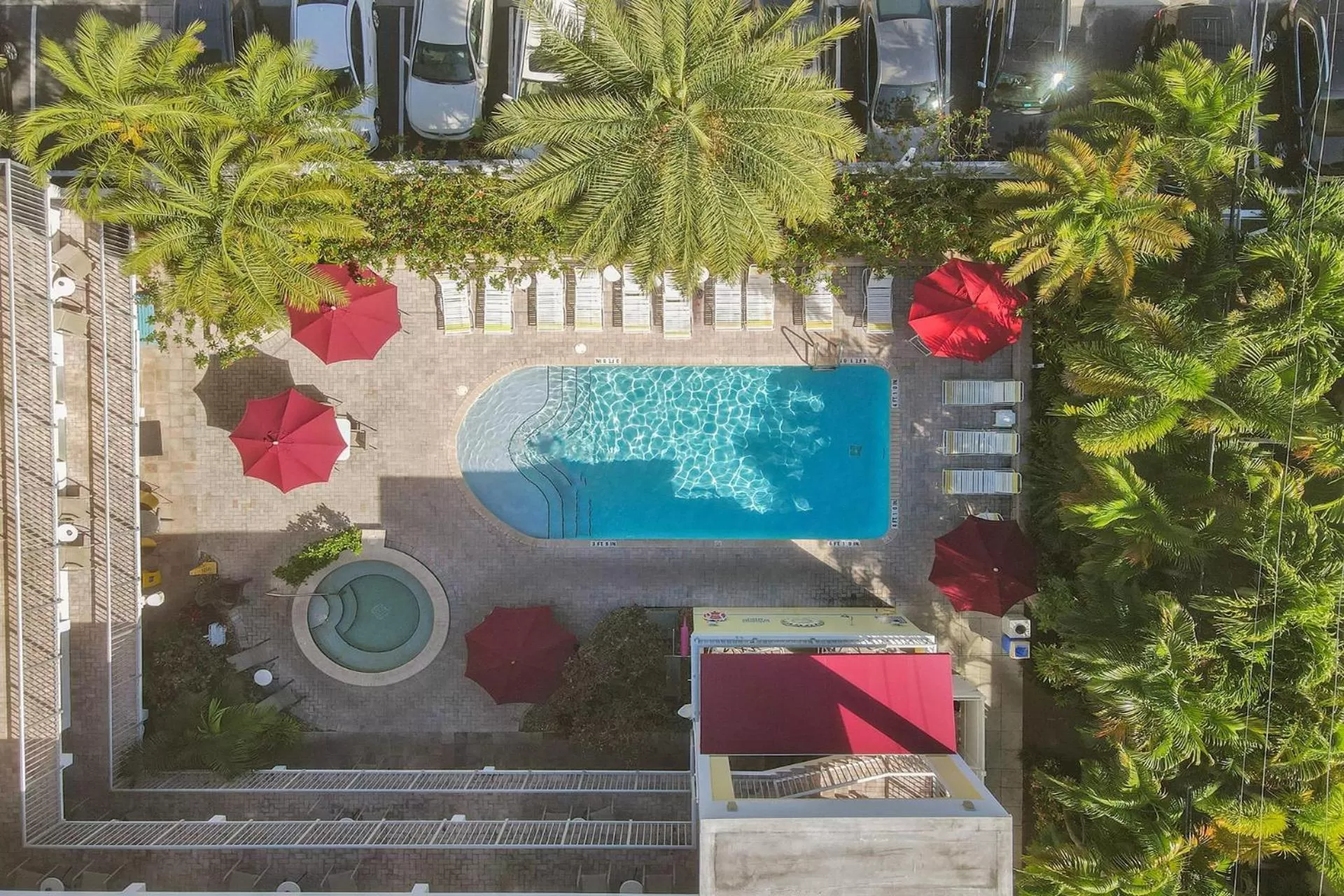 Swimming pool, Pool View in The Worthington Resorts - Clothing Optional - Men Only - Solo hombres