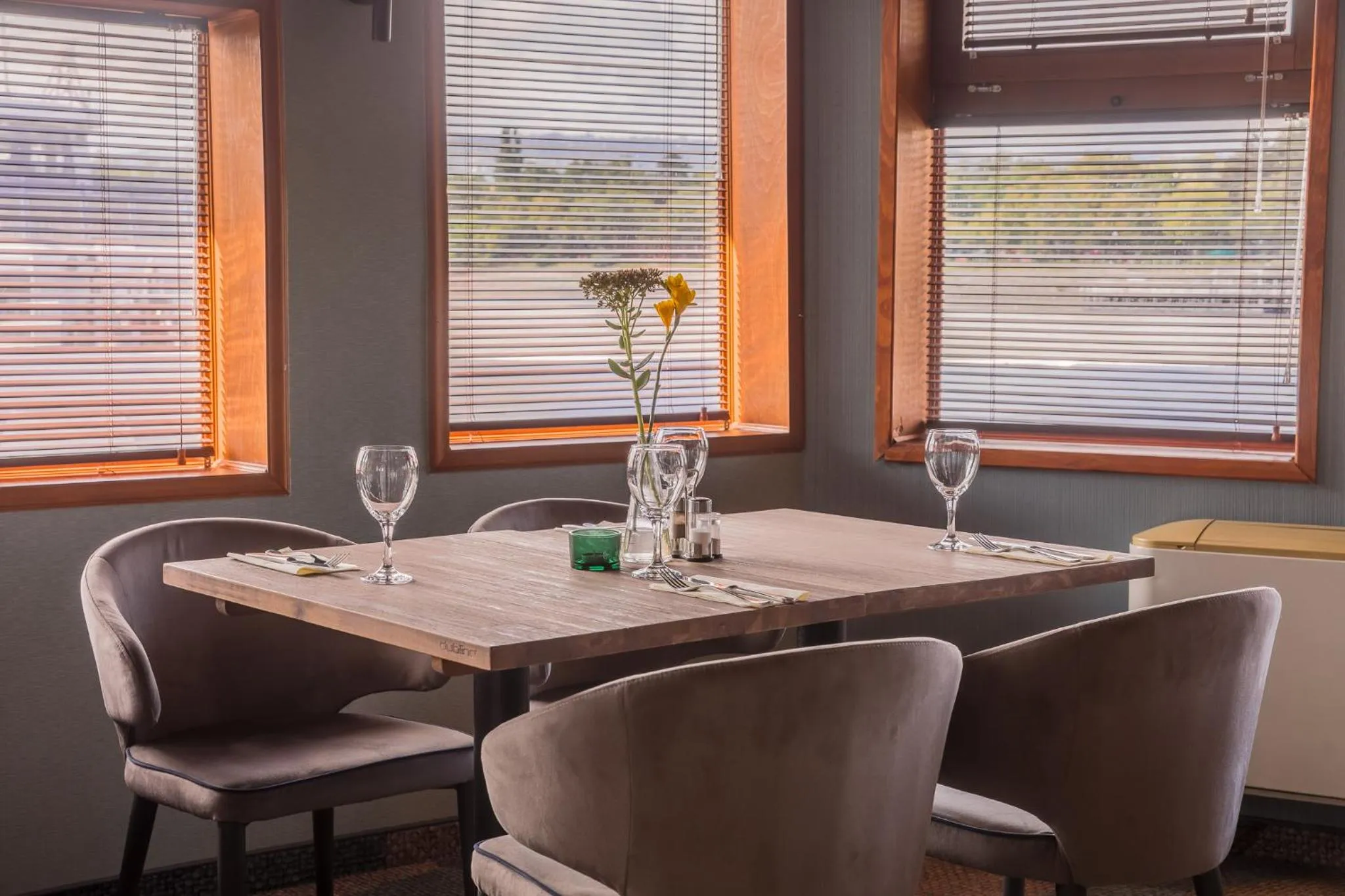 Restaurant/places to eat in Fortuna Boat Hotel Budapest