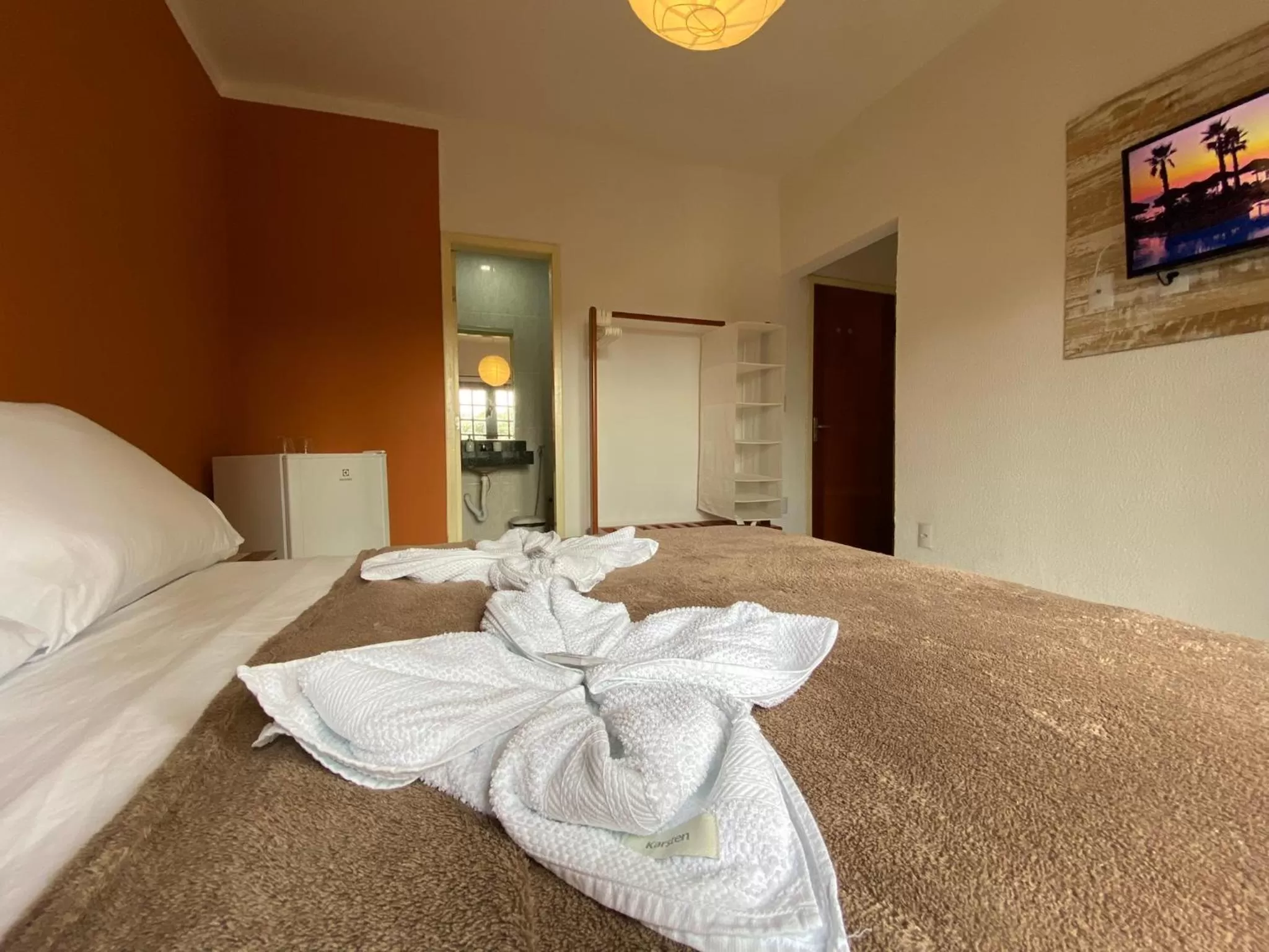 Bed in Refúgio Pousada Fortaleza