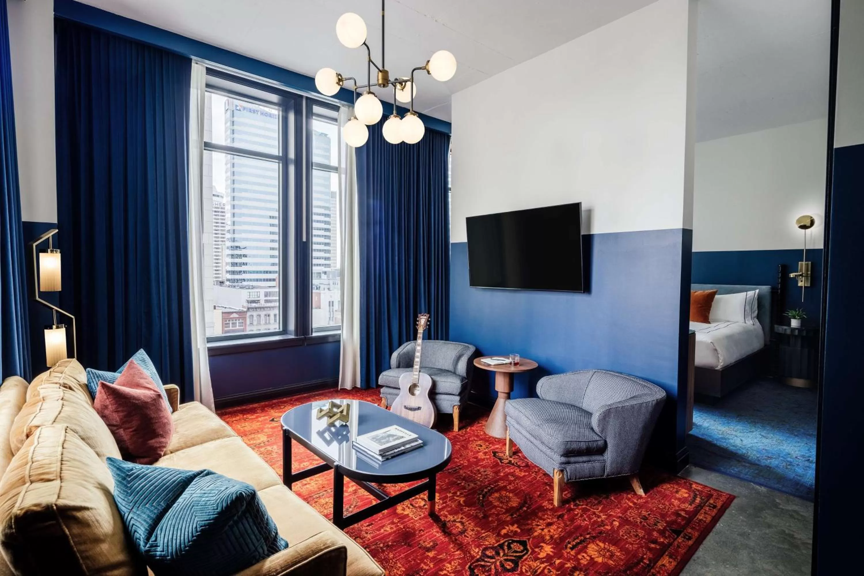 Photo of the whole room in Dream Nashville, by Hyatt