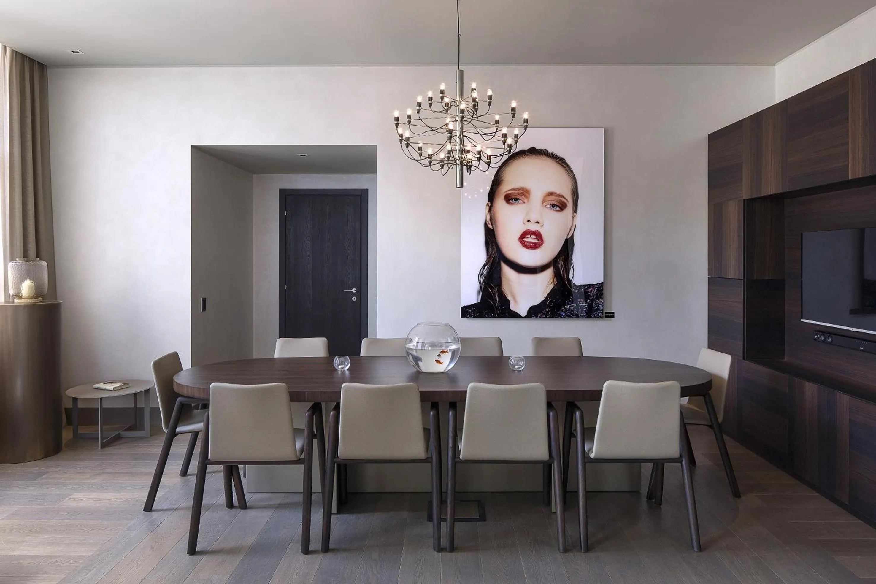 Dining area in ME Milan Il Duca